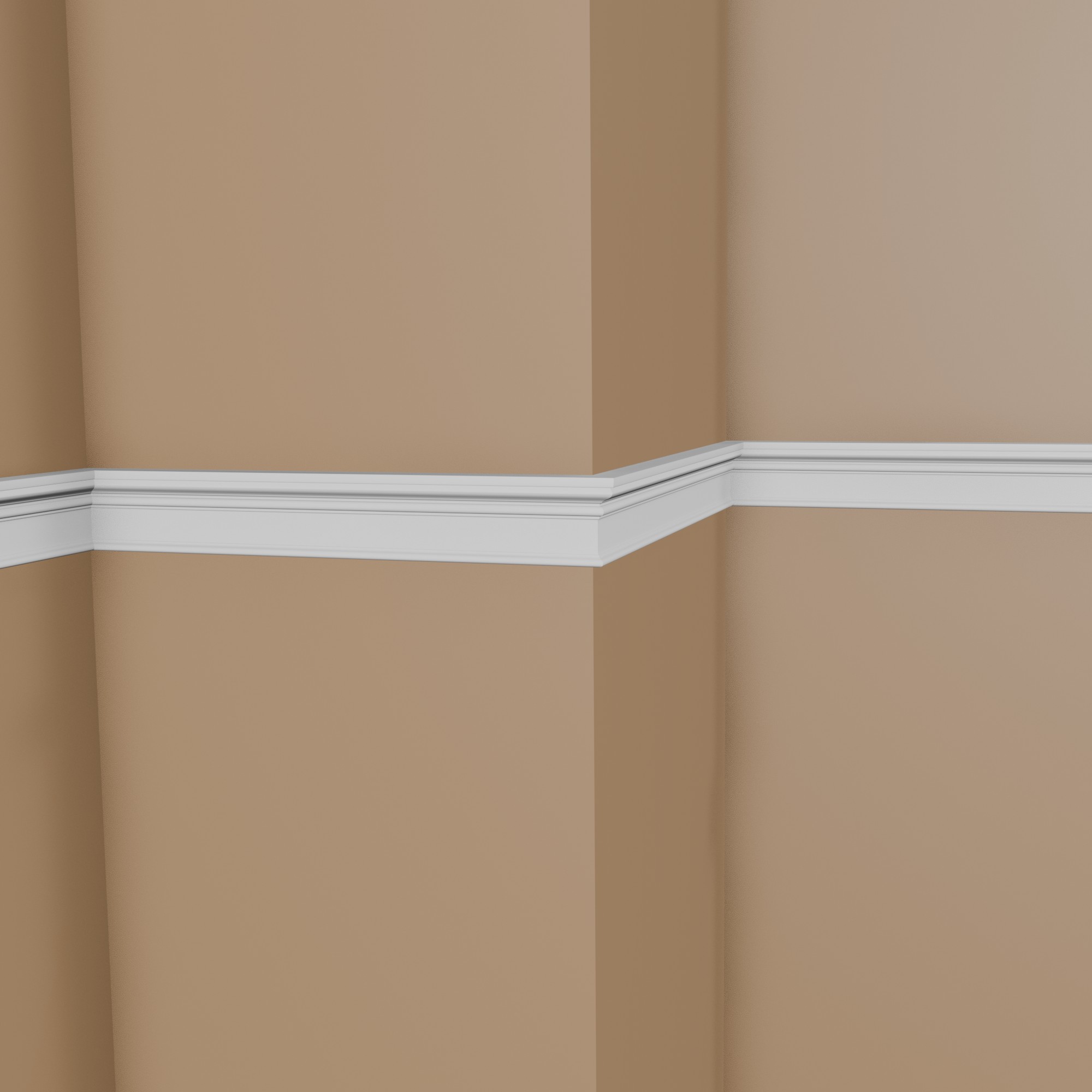 Mardom Wandleiste MDD305 Profoam 30 x 90 x 2000 mm Weiß Zierleiste Stilvoll