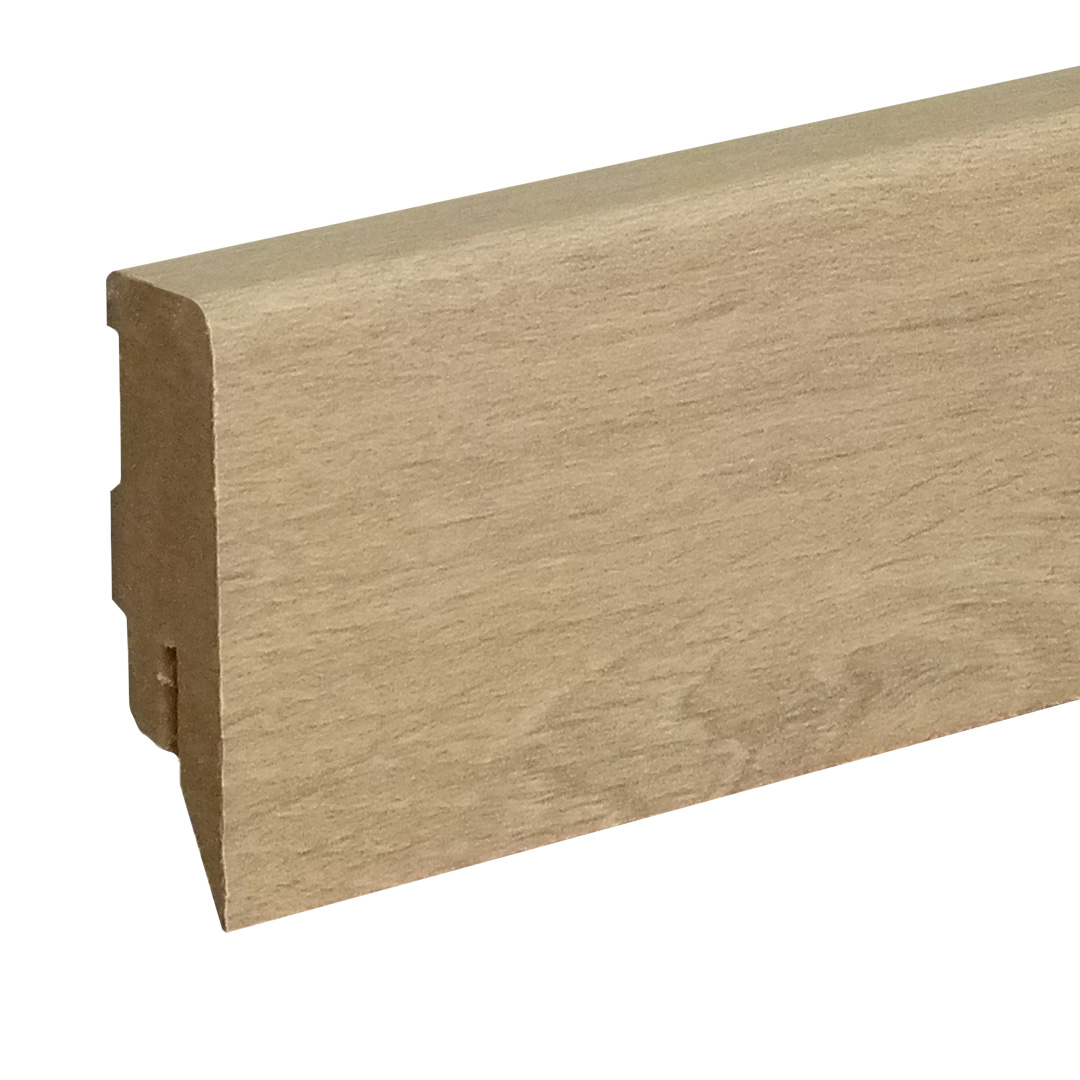 Sockelleiste / Fußleiste / Bodenleiste Lecco-142 (73507) | 16 x 58 x 2500 mm | Eiche Spring Oak