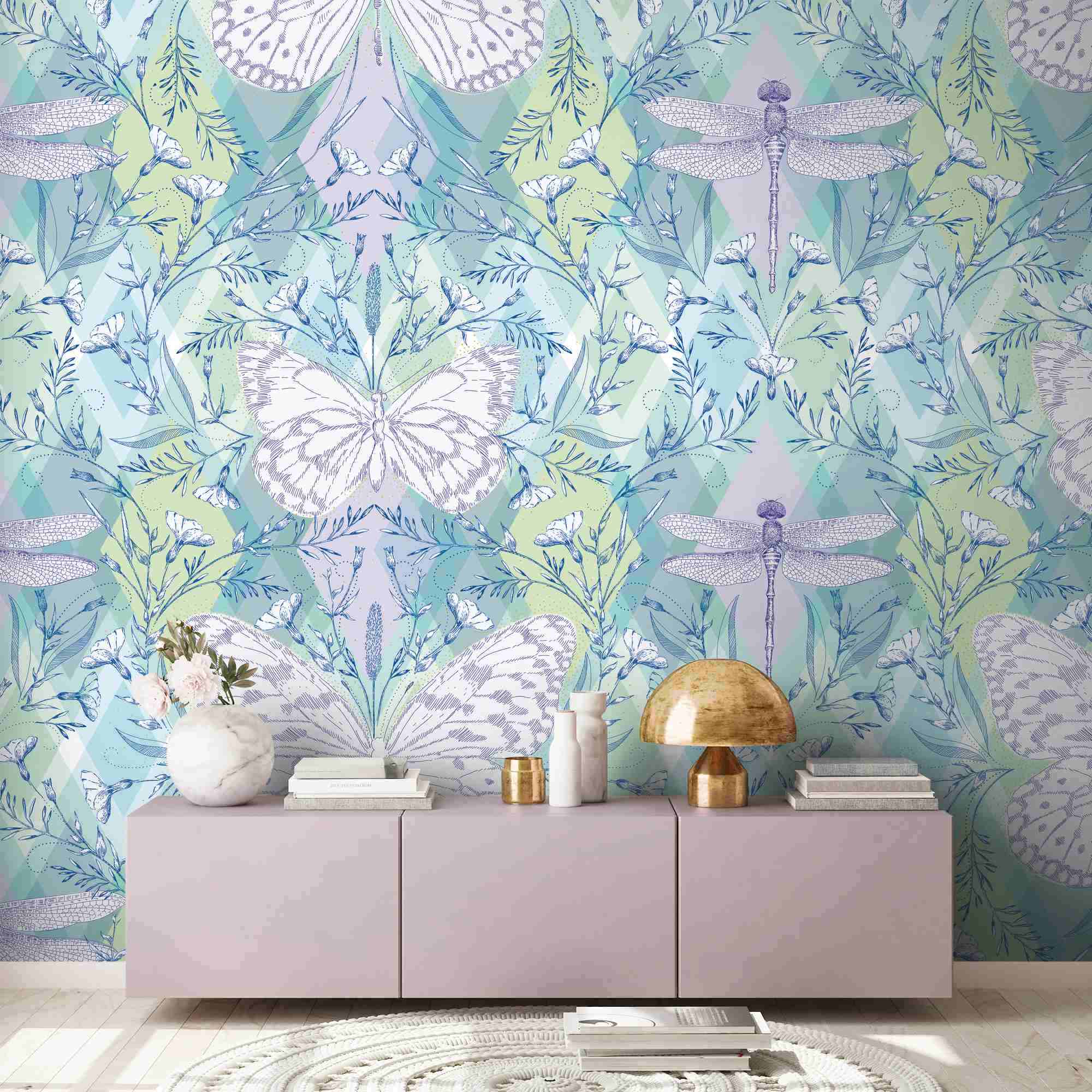 A.S. Creation Fototapete The Wall II 392041 Ein Motiv pro Rolle Geometrisch Bunt