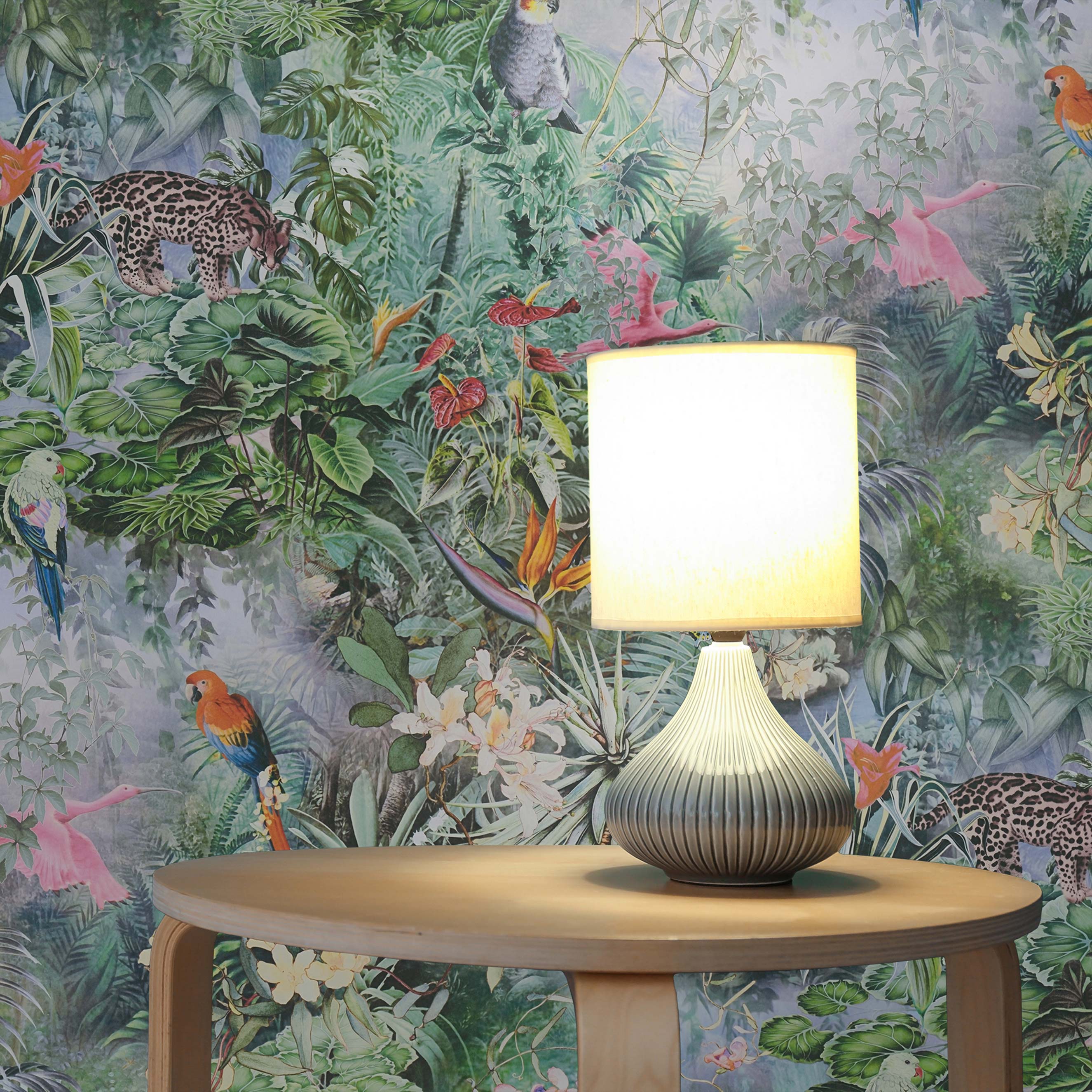 Tapete Dschungel Aleix M1-No.794 | Vliestapete | Grün | Blau | Blumenoptik