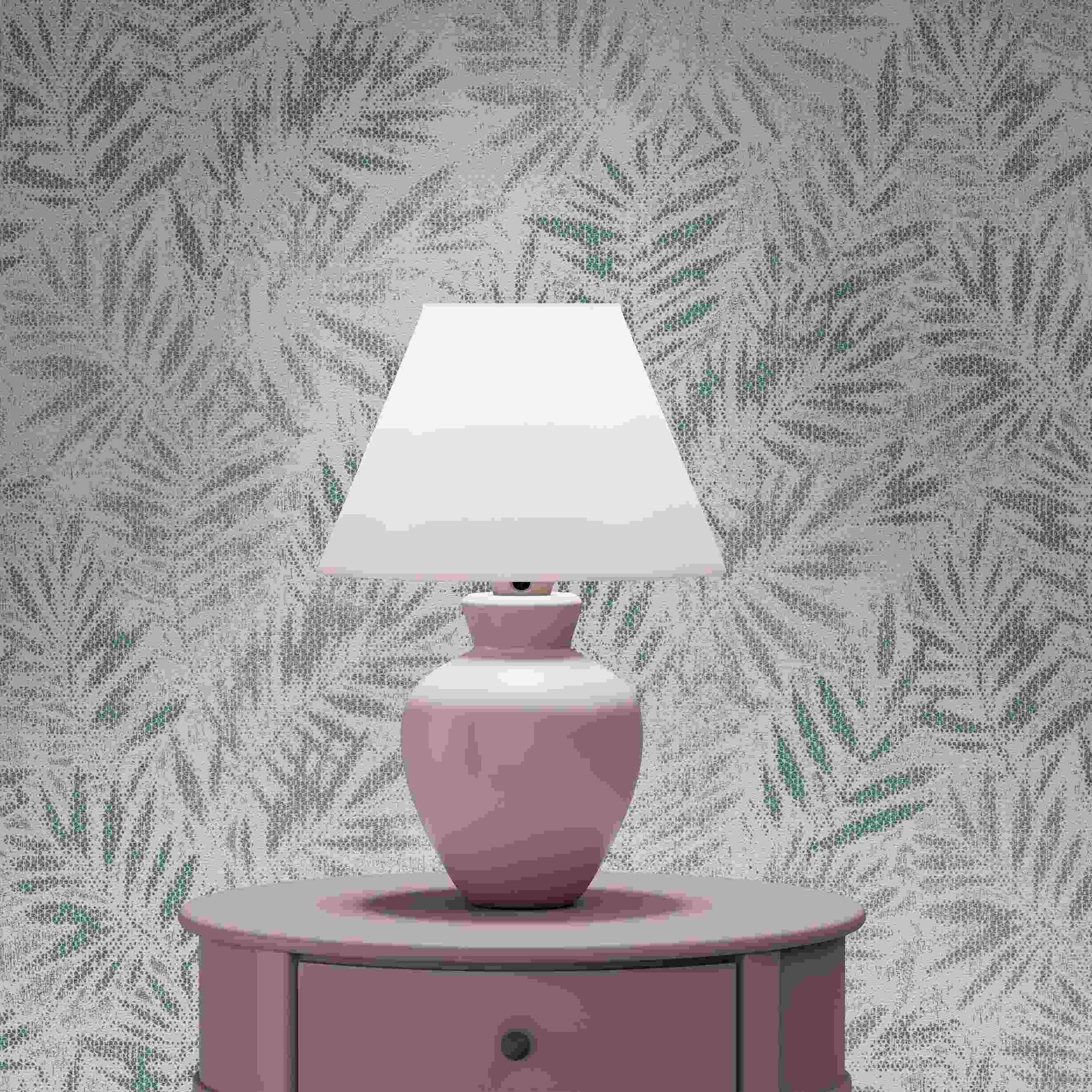 Tapete Aleix Bäume Blätter M1-No.4364 Vlies Weiß Grün Blätter Tadessi 10.05 x 0.53 m