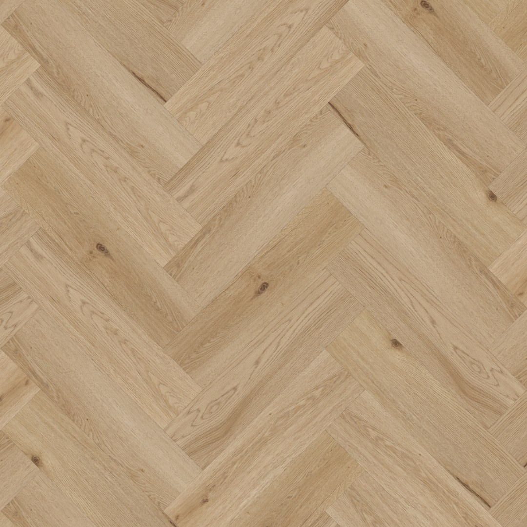 Vinylboden LEGNAR Herringbone Arvada Eiche 592 x 148 x 4.5 mm Klickvinyl Braun NKL33