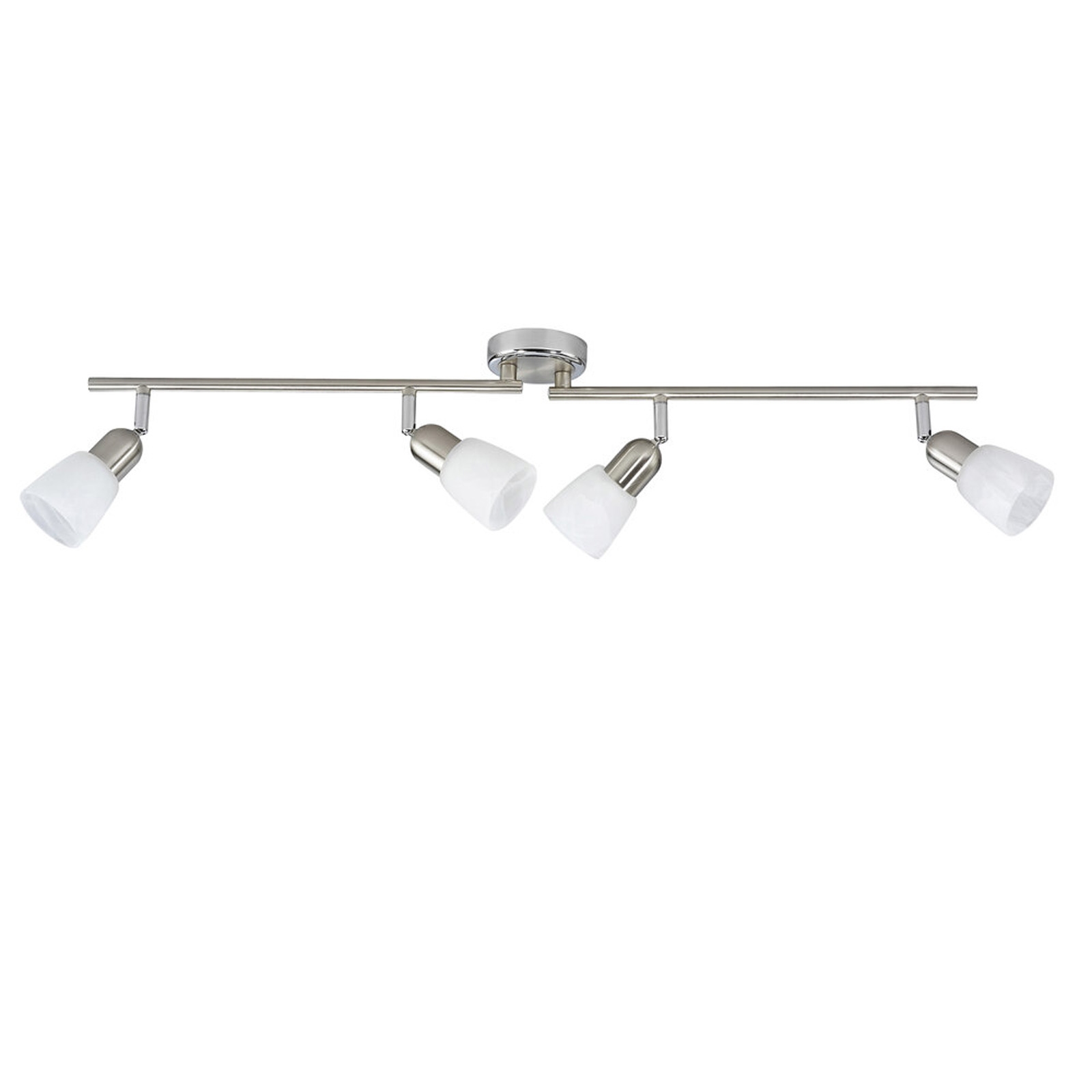 Deckenleuchte 13 x 17.5 x 70 cm Silber Metall Deckenlampe Kegel Basic Harmonisch