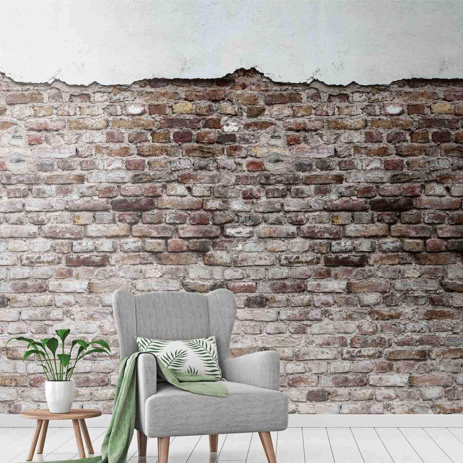 A.S. Creation Fototapete The Wall 383331 Ein Motiv pro Rolle Steinoptik Grau