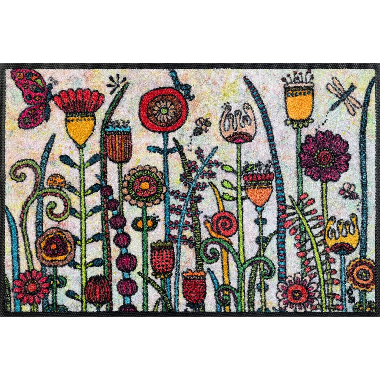 Fußmatte Sonnentraum Schmutzfangmatte waschbar verschiedene Größen Floornovo Trend Design