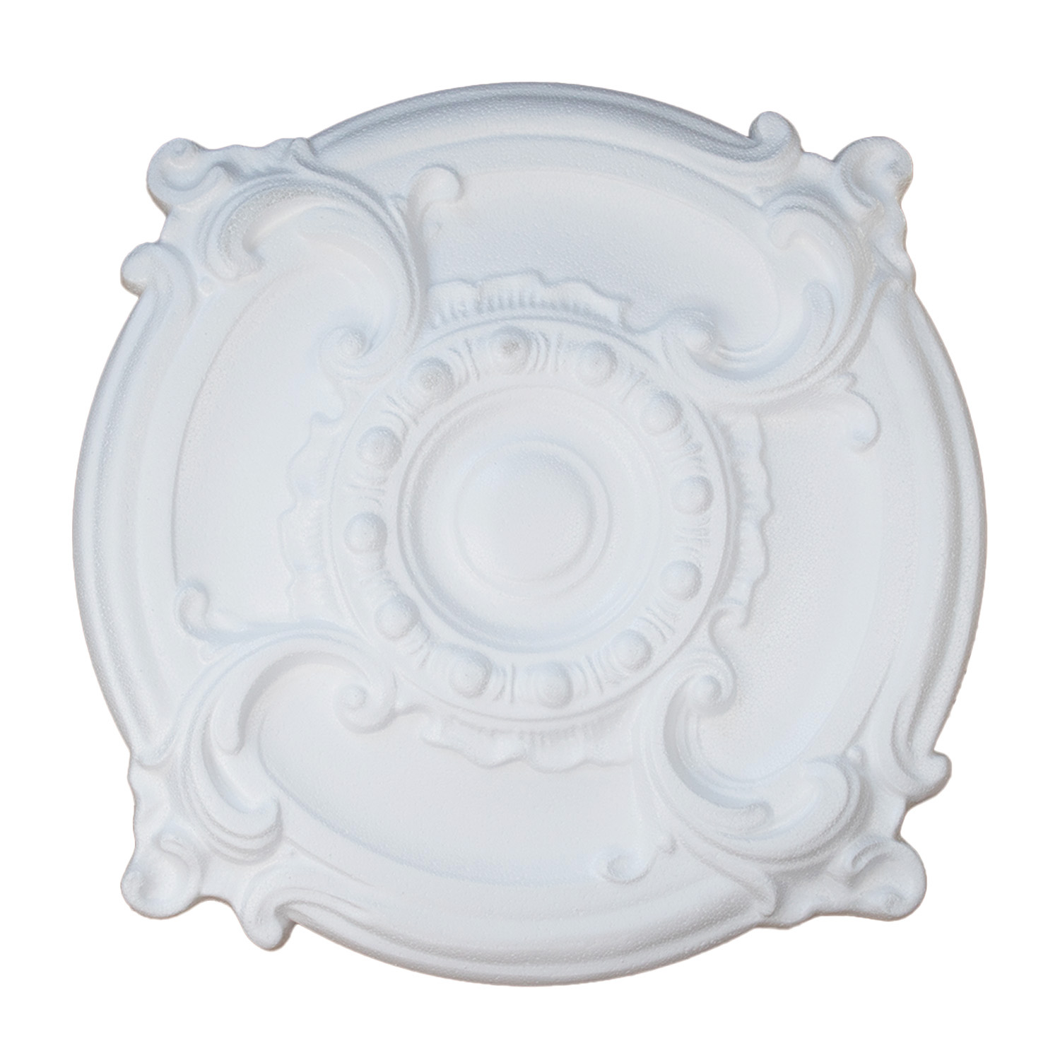 Marbet | Rosette "R3" | Ø 40 cm | Styropor | weiß