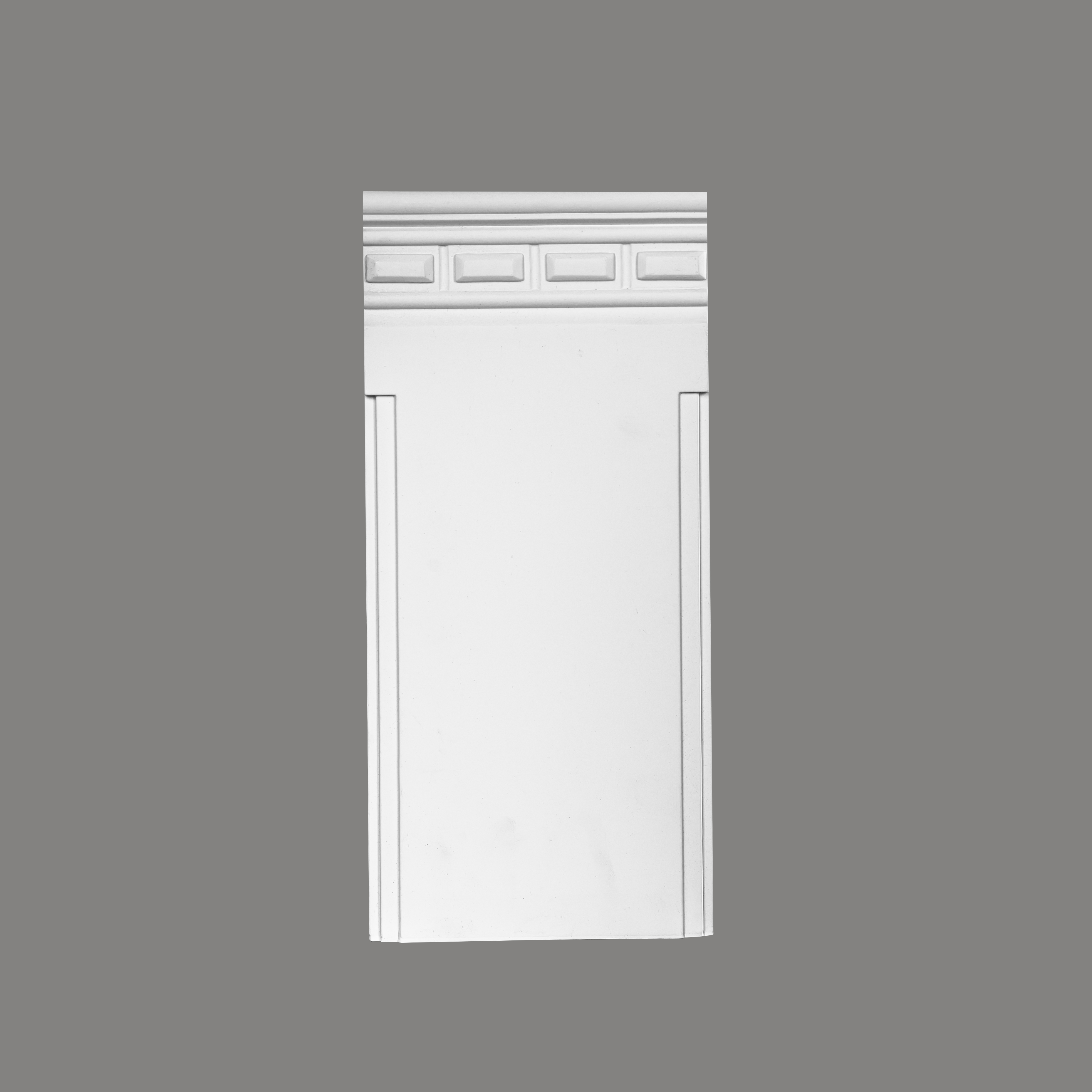 Mardom Pilaster Sockel D3011 Profoam 135 x 37 x 255 mm Weiß kombinierbar mit Pilaster D1501