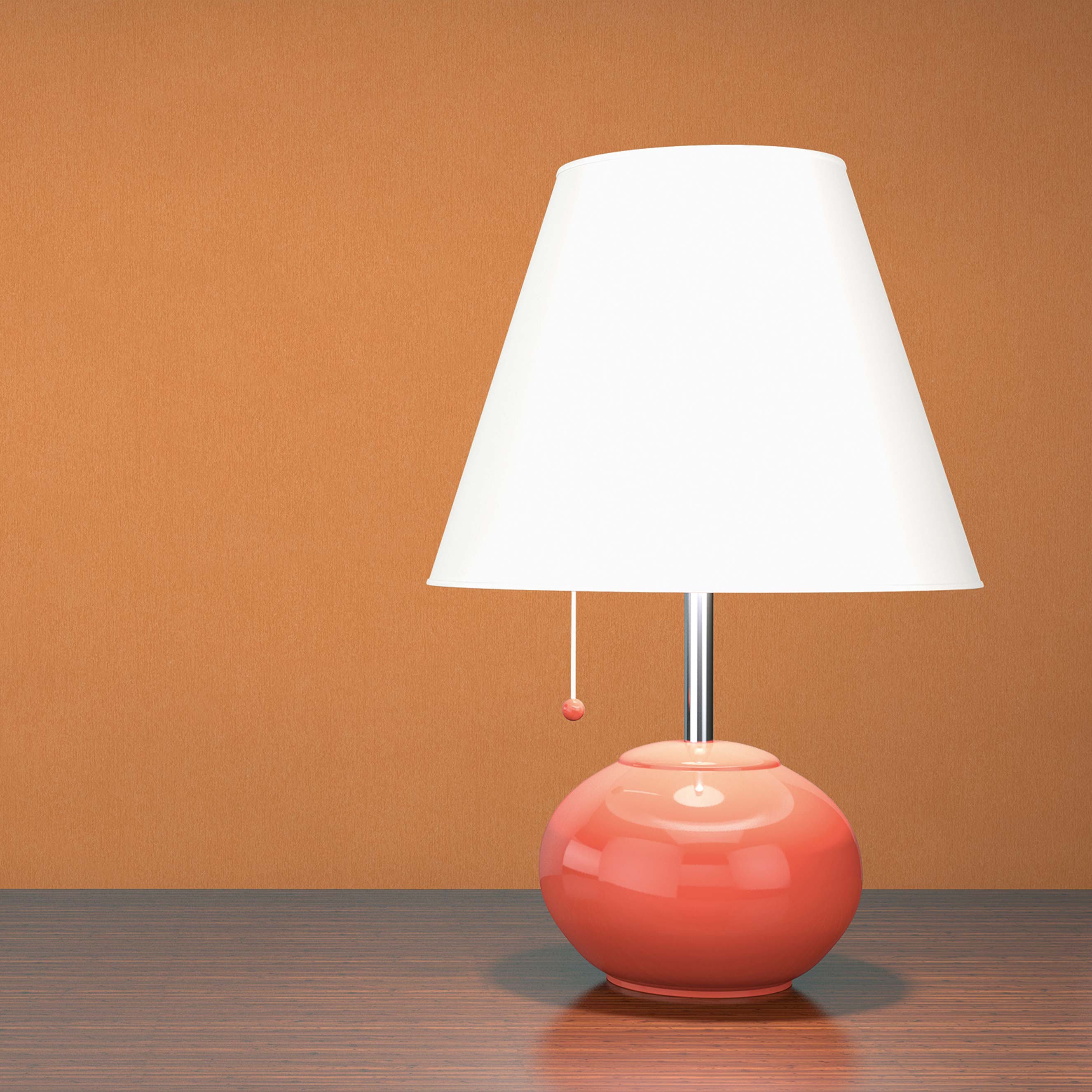 Tapete Kinderzimmer M1-No.824 | Vliestapete | Orange | Unitapete | Einfarbig