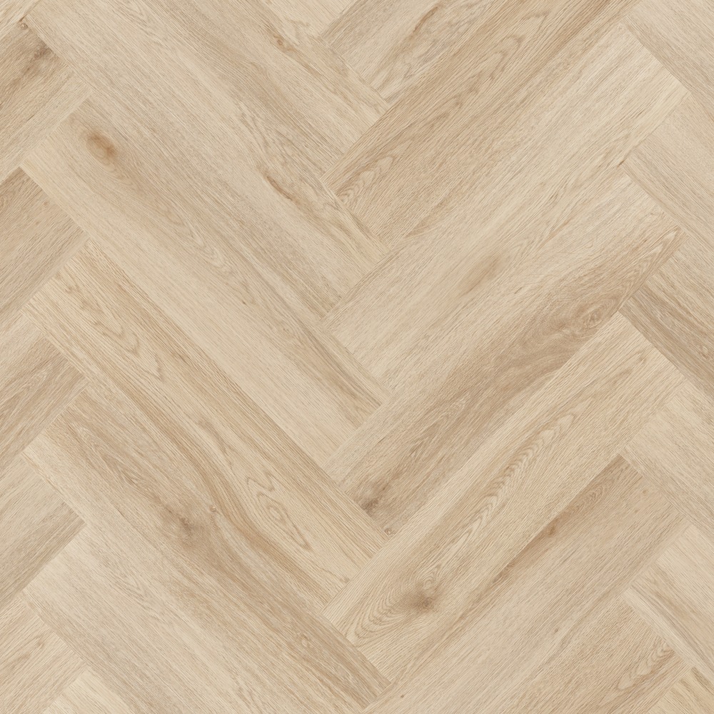 Vinylboden AMARON Herringbone Dryback Harlow Eiche 616 x 154 x 2.5 mm Klebevinyl Beige NKL42