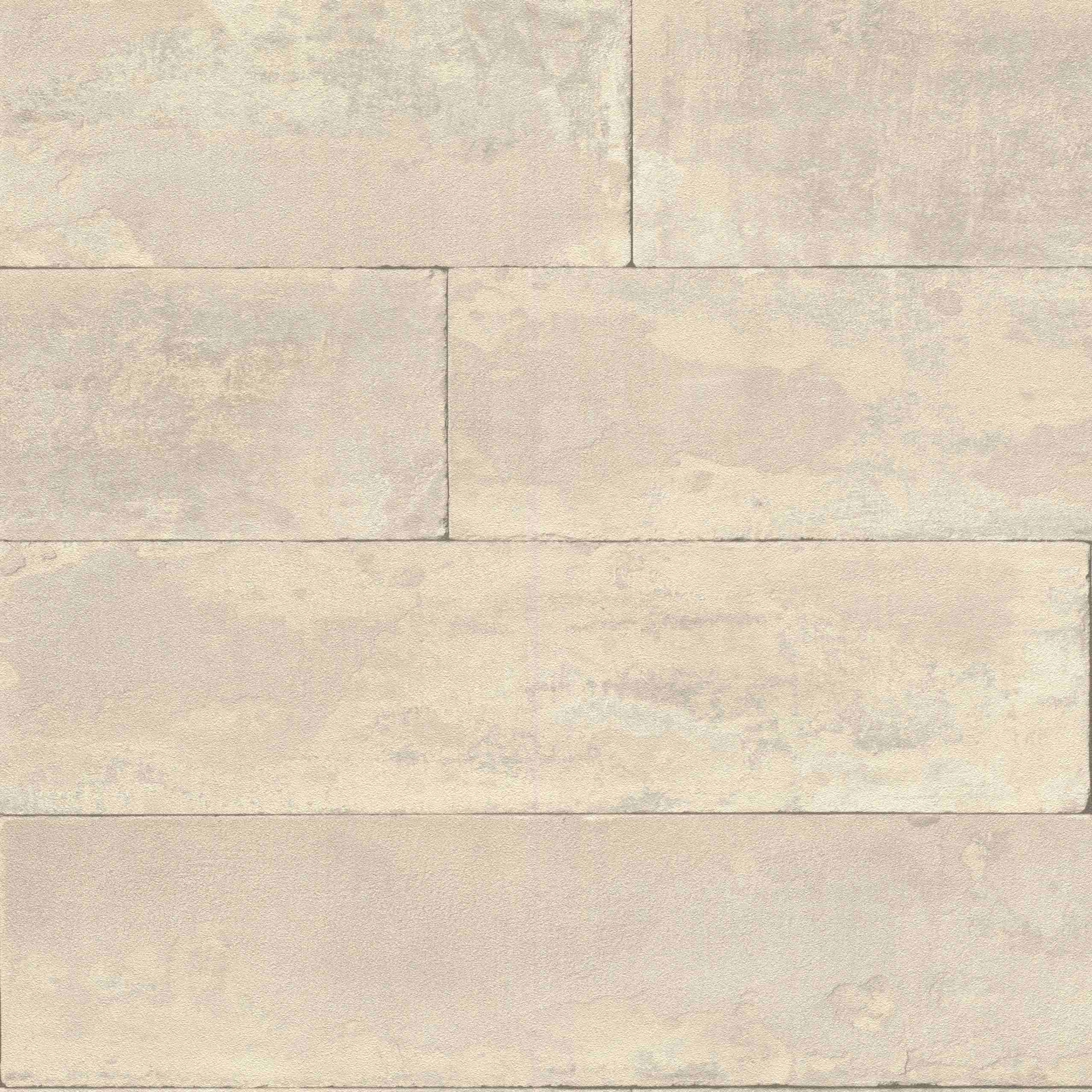 Rasch | Brick Lane | 426014 | Vliestapete | Steinoptik | 0.53 x 10.05 m | Beige
