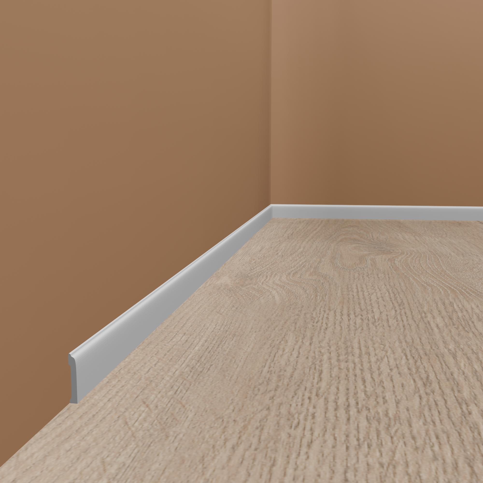 PROVISTON | Sockelleiste "NE258" | 10 x 81 x 2000 mm | Weiß | Fußleiste | Wohndeko | Hochwertig PROVISTON | Sockelleiste "NE258" | 10 x 81 x 2000 mm | Weiß | Fußleiste | Wohndeko | Hochwertig