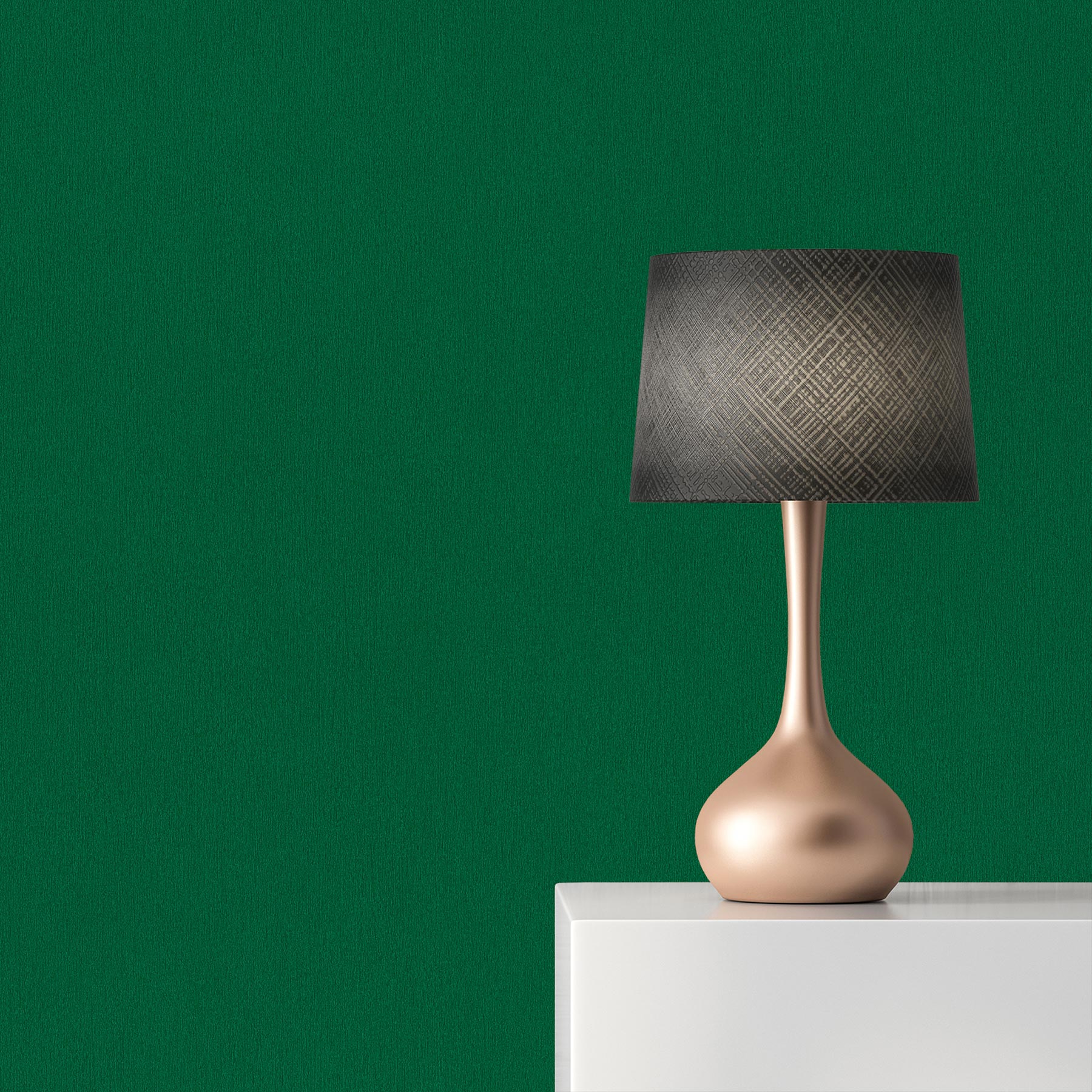 Tapete Uni M1-No.3428 | Vliestapete | Grün | Tapete Einfarbig | Unitapete