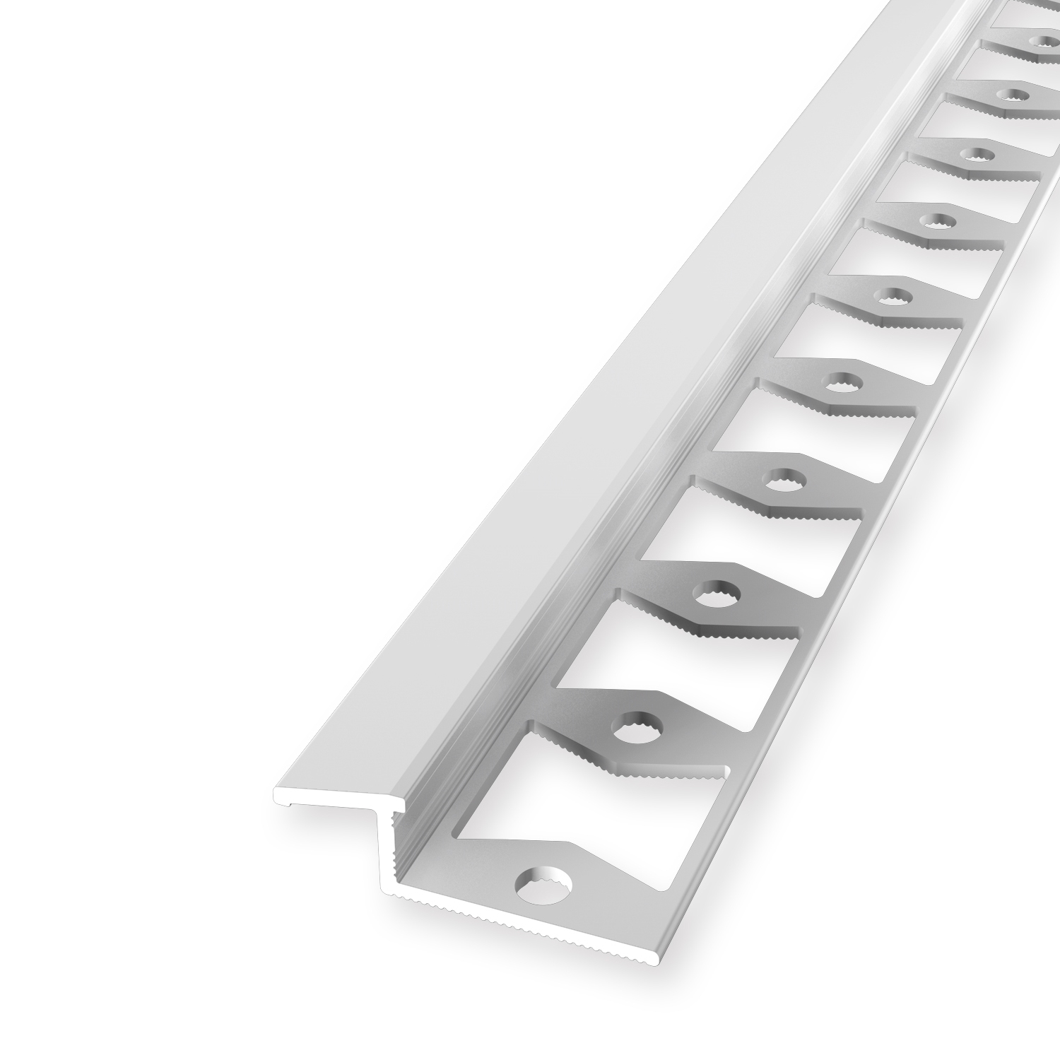 Ausgleichsprofil 8 x 11 x 2500 mm Einfasshöhe 6-8 mm Alu Rampenprofil Anpassungsprofil Küberit