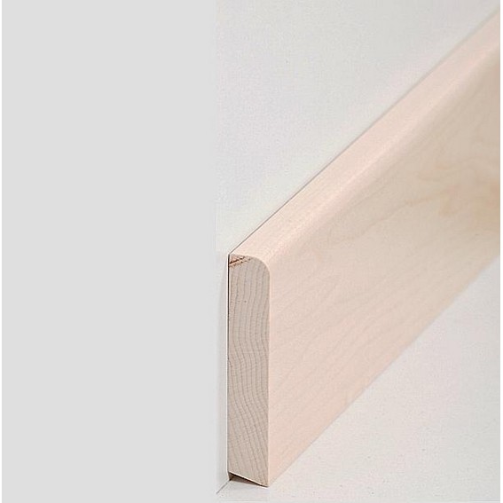 Sockelleisten "Leverkusen" - Ahorn lackiert (Massivholz - 6.13.7.5)