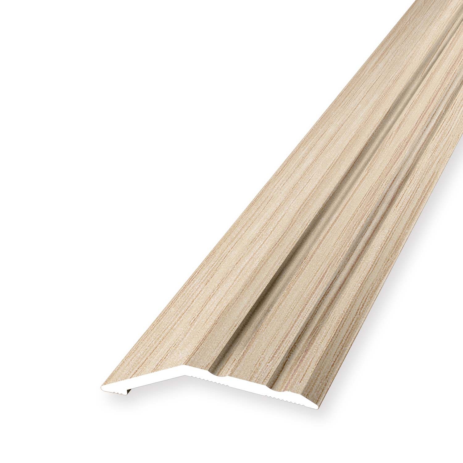 Einfassprofil 10 x 39 mm Aluminium Abschlussprofil Geriffelt Silber versch. Längen Küberit