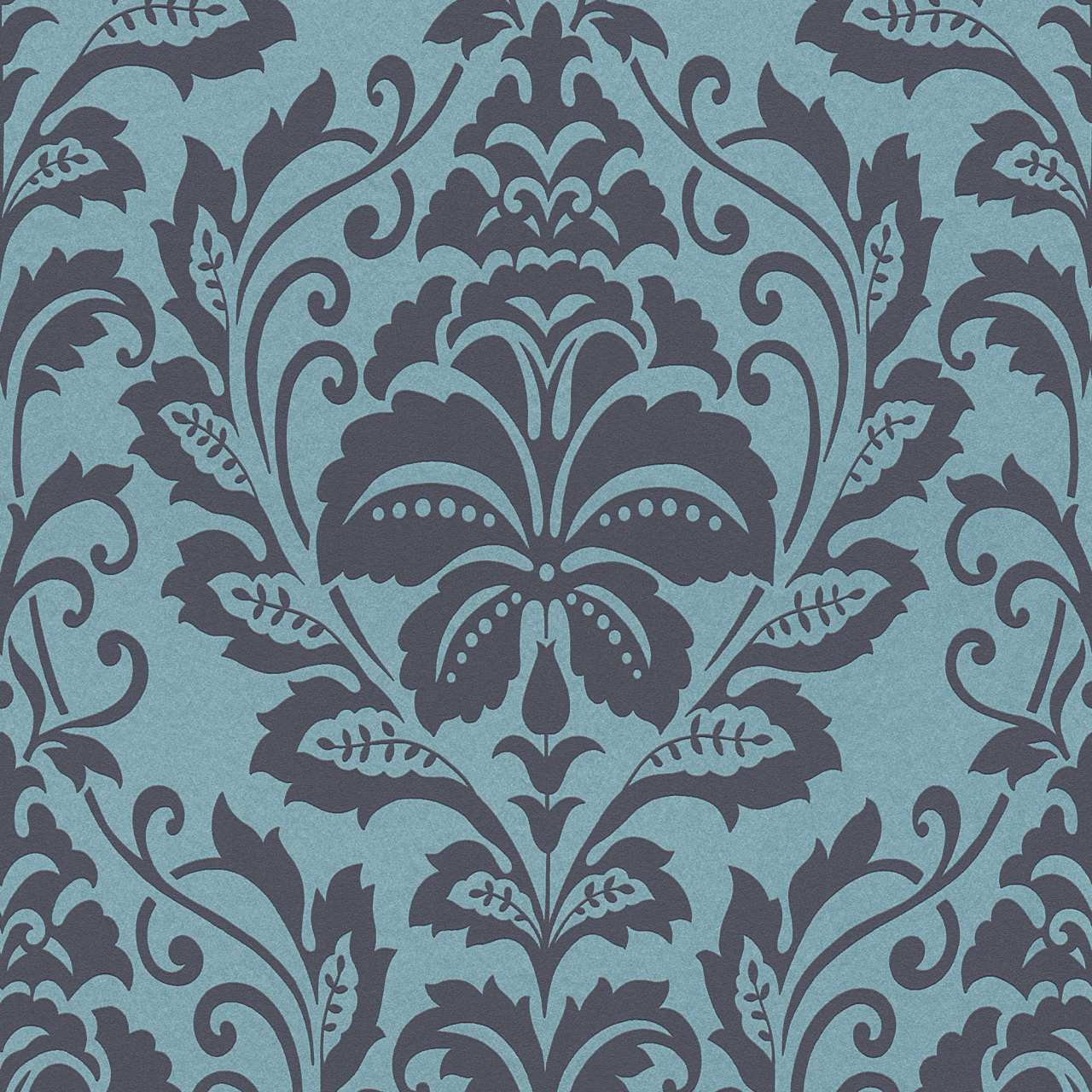 A.S. Creation | BEAUTIFUL WALLS | 369105 | Vliestapete | Barock | 0.53 x 10.05 m | Petrol