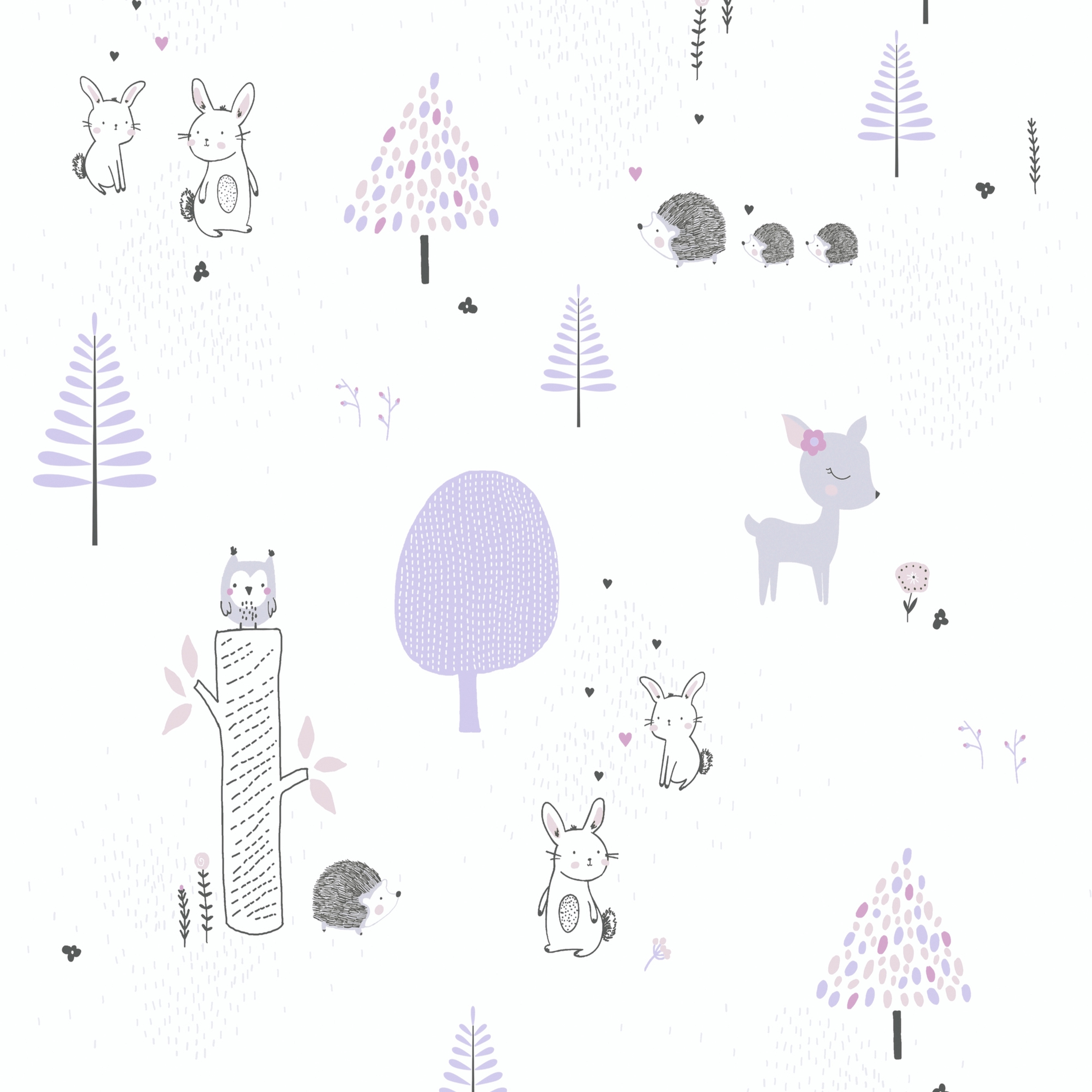 A.S. Creation | Little Love | 381171 | Vliestapete | Tiermuster | 0.53 x 10.05 m | Bunt