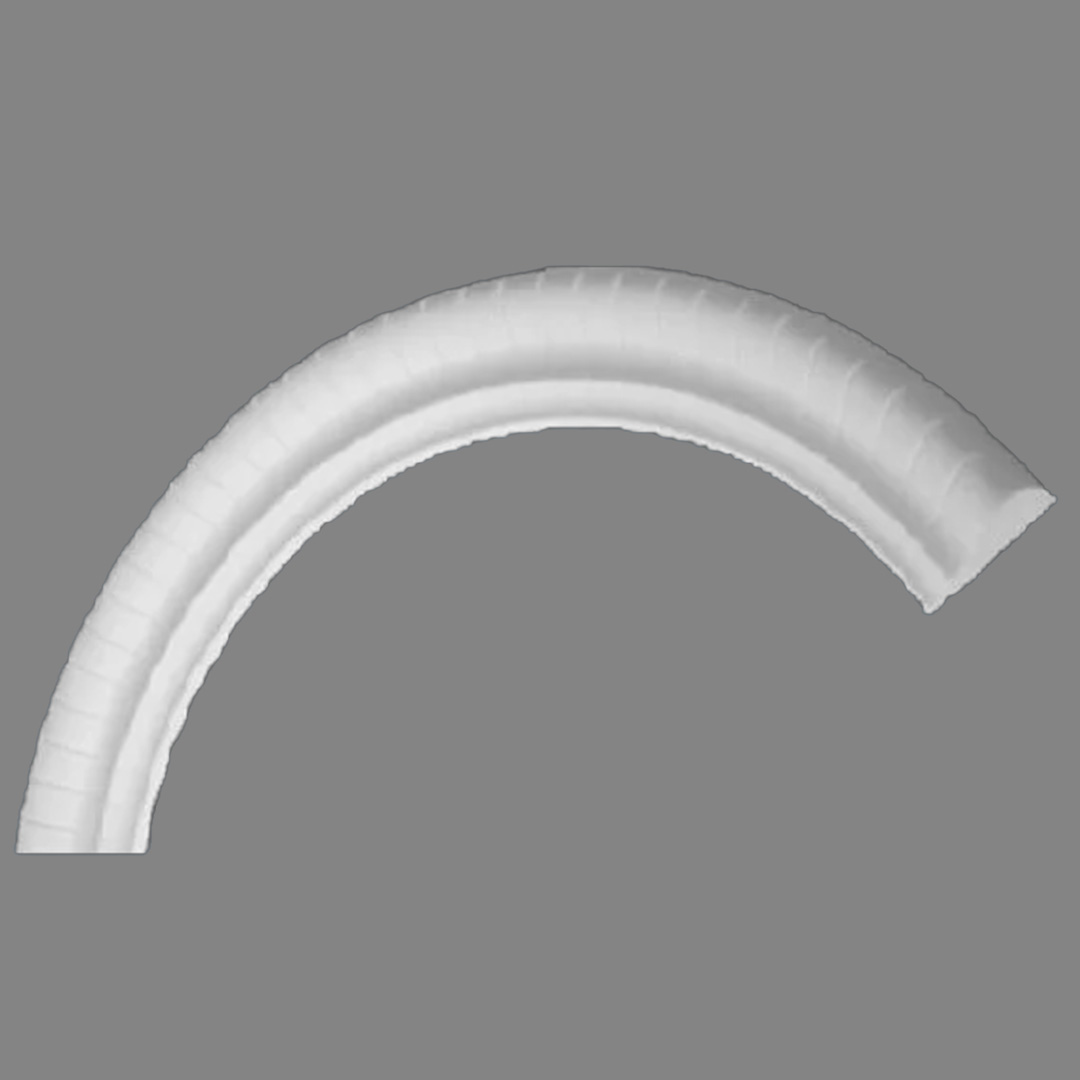 Wiesemann | Fassadenprofil für Außenbögen "FP6 Flex A" | 44 x 87 x 2000 mm | Unbeschichtet
