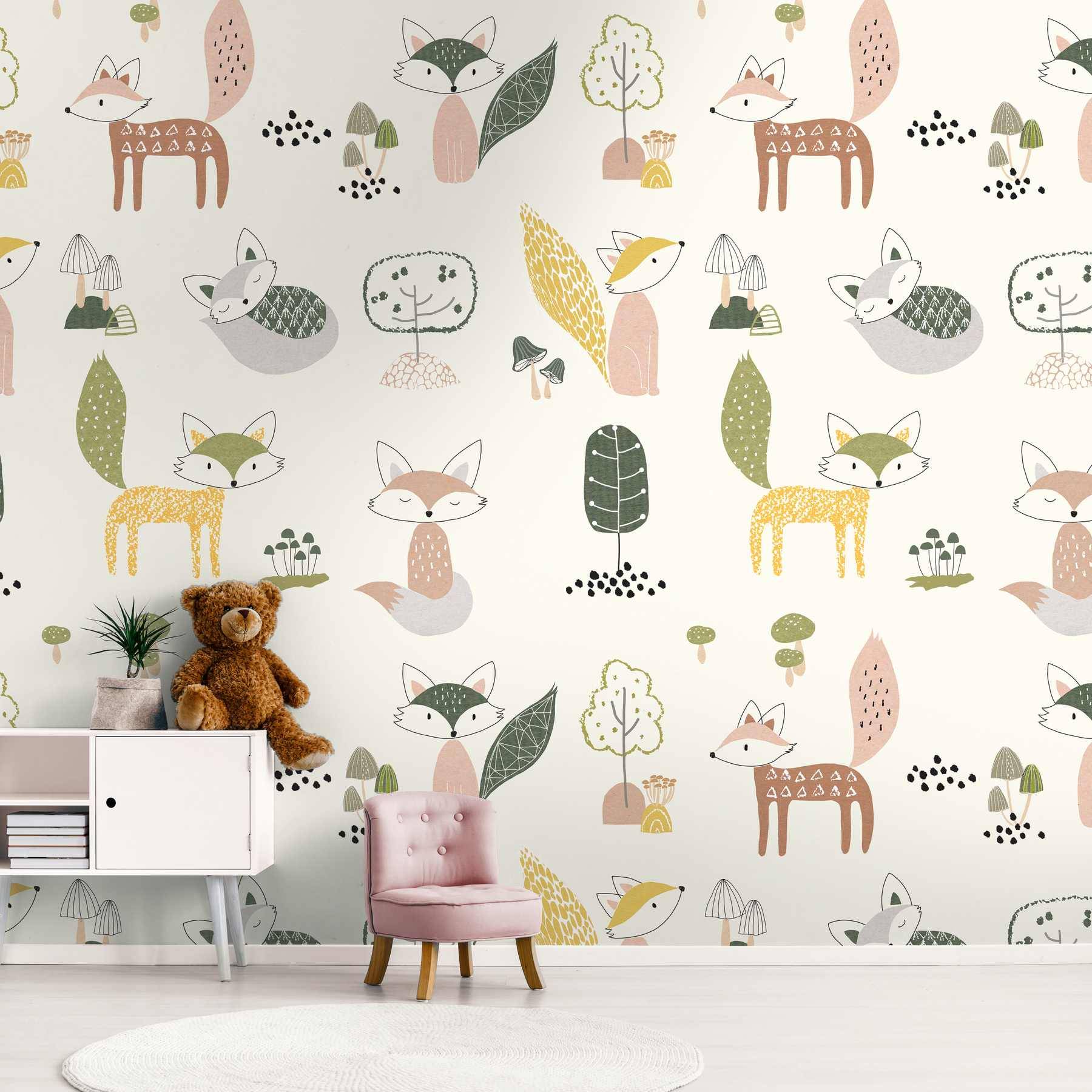 A.S. Creation Fototapete The Wall II 391891 Ein Motiv pro Rolle Kinderzimmer Bunt