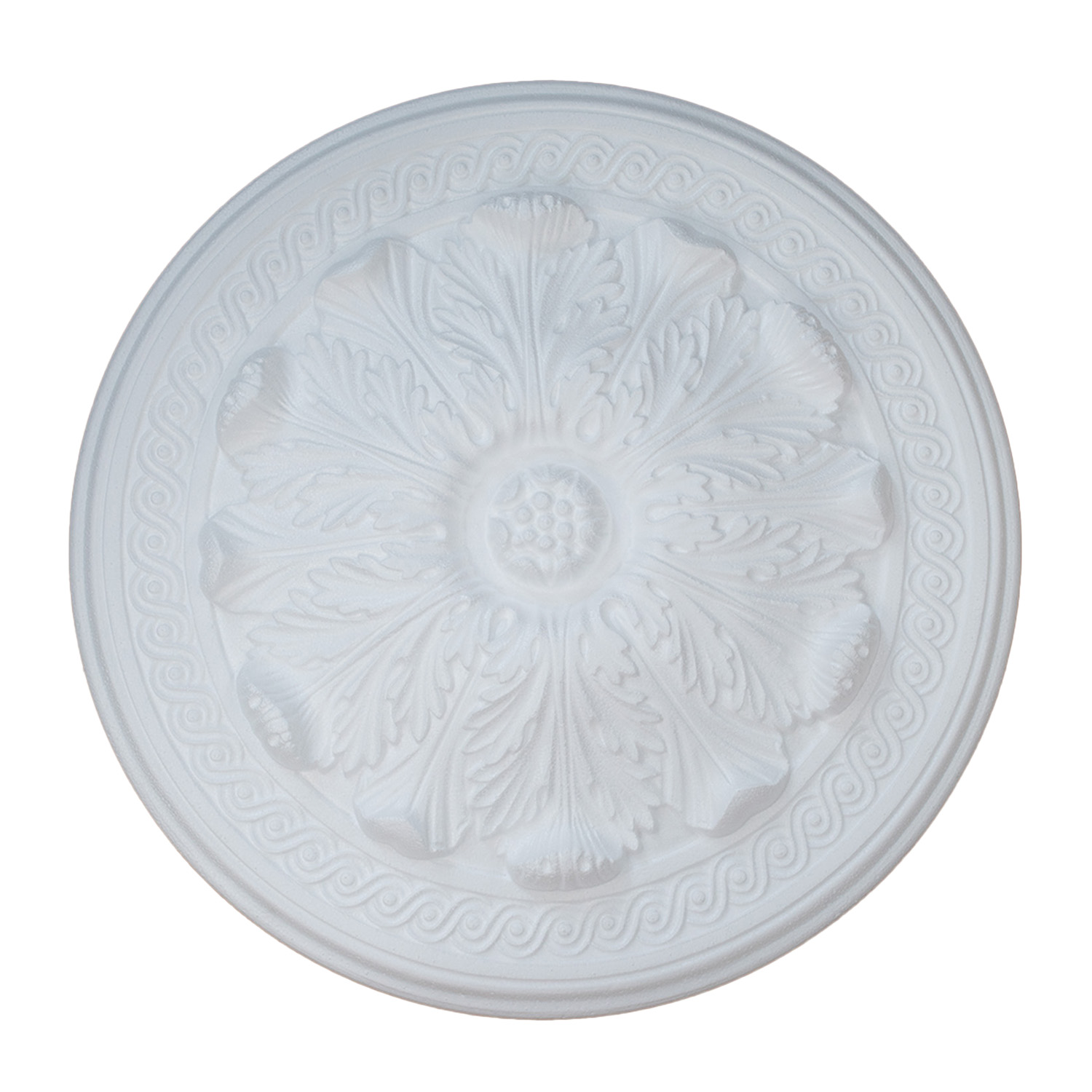 Marbet | Rosette "R8" | Ø 47cm | Styropor | weiß