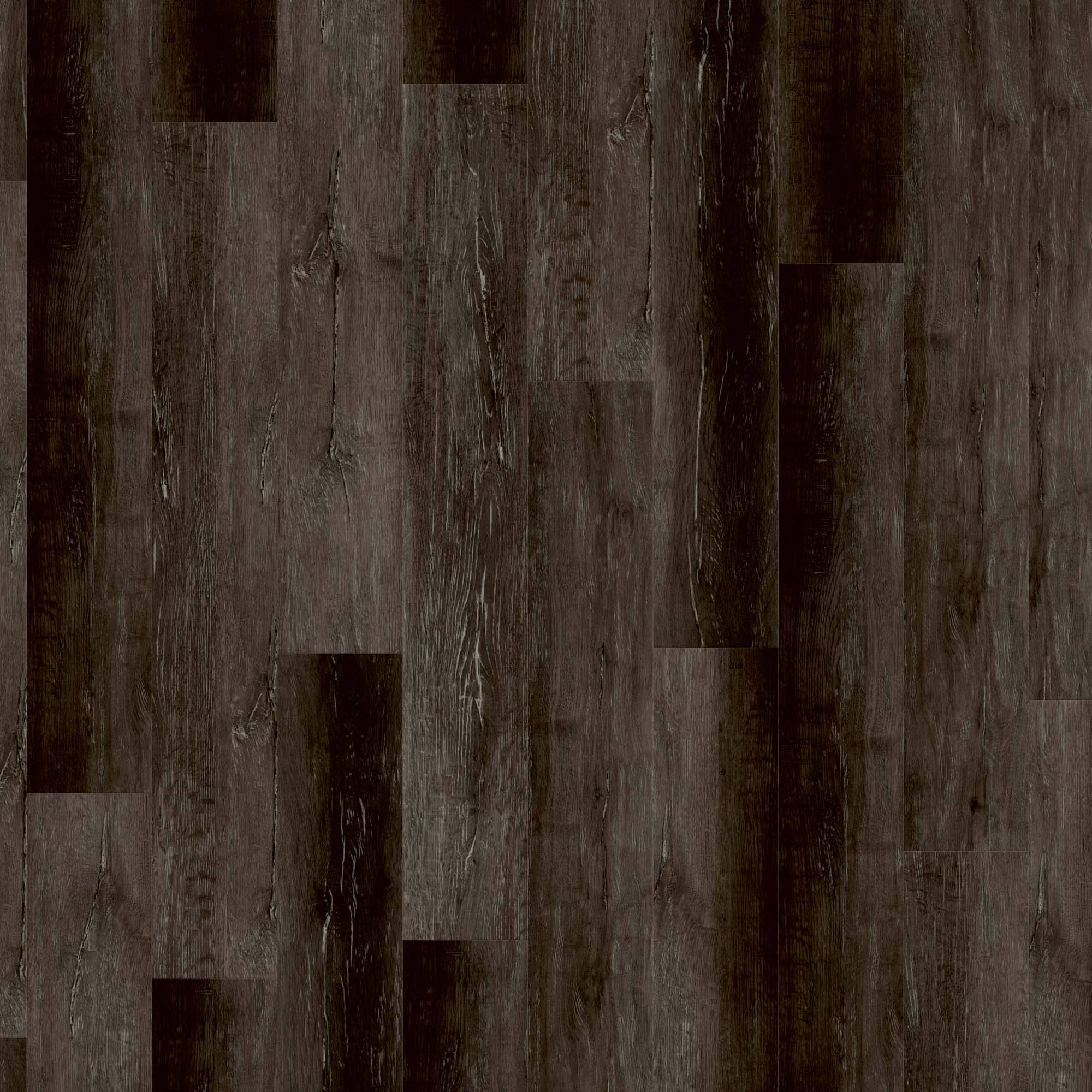 Vinylboden 24H3 HDF 8239H Designbelag 1235 x 230 x 11 mm Klick Vinyl Holzoptik Schwarz NKL32