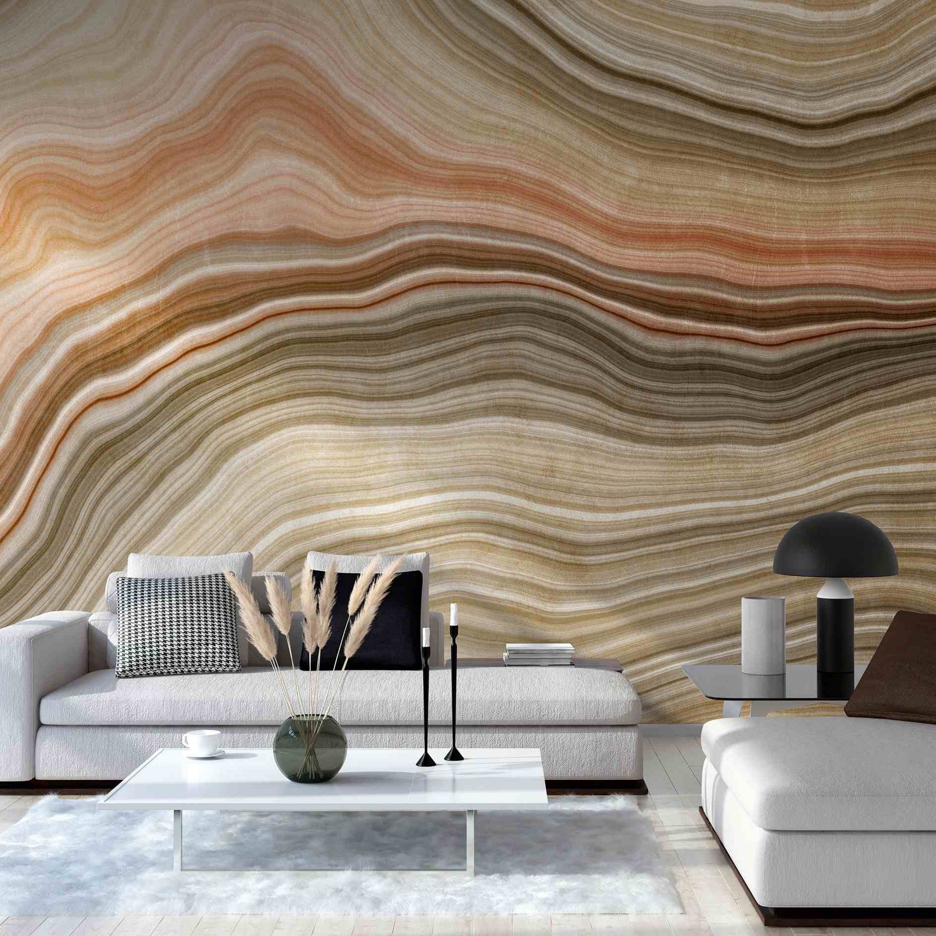 A.S. Creation Fototapete The Wall 382291 Ein Motiv pro Rolle Marmoroptik Beige