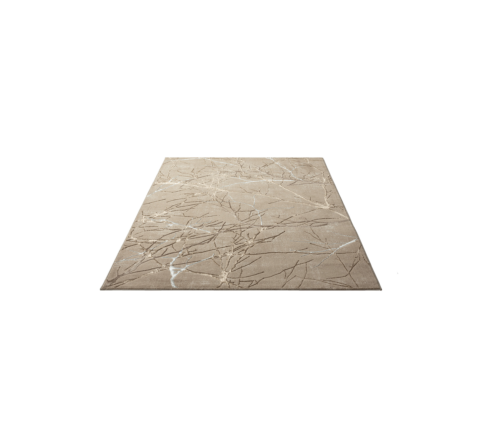 Indoor Teppich Beige versch. Größen - rechteckig für alle Innenräume - FLOORNOVO