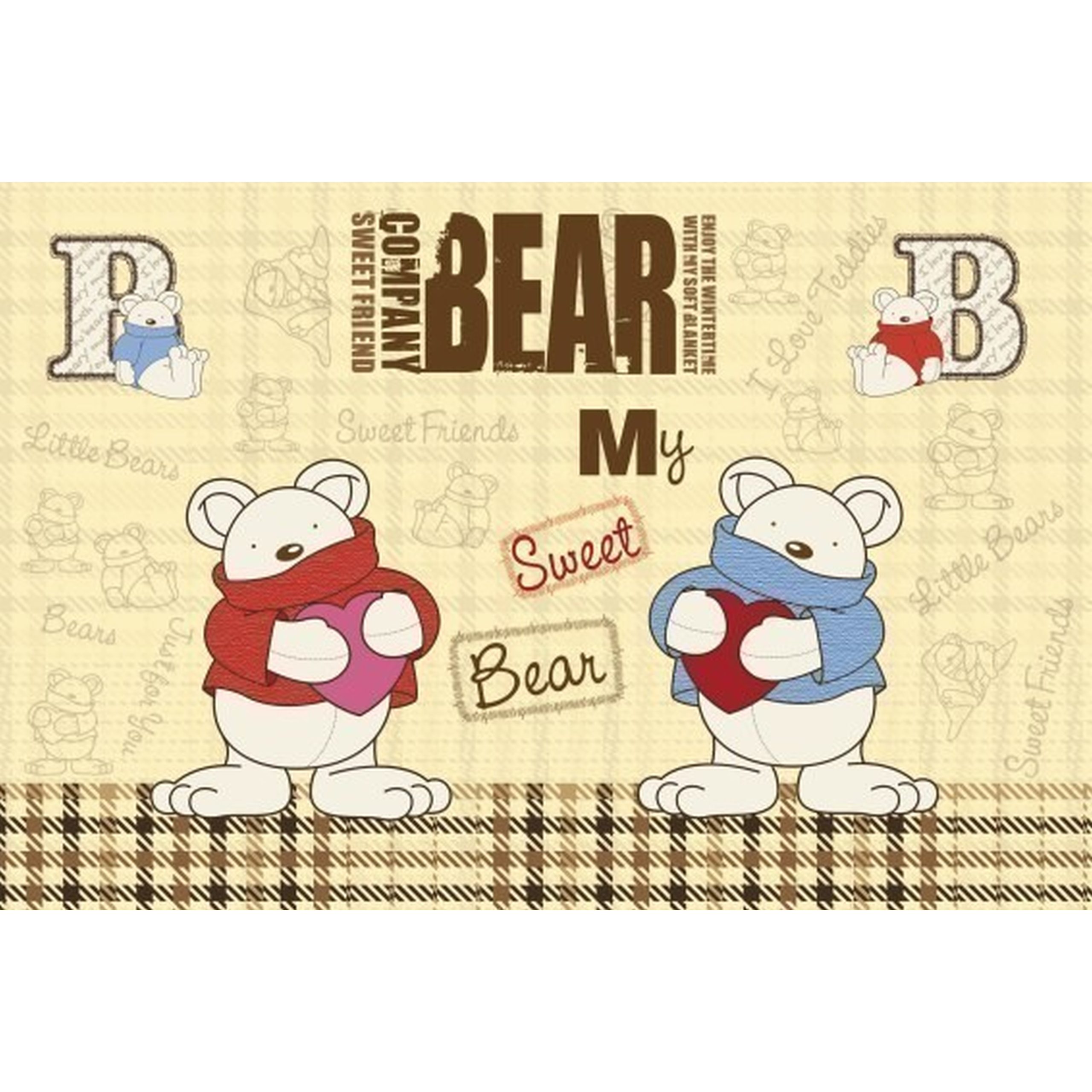 Dimex | Dimex Line | MS-2-0348  | Fototapete | Vlies | Versch. Größen | Kinderzimmer | Beige