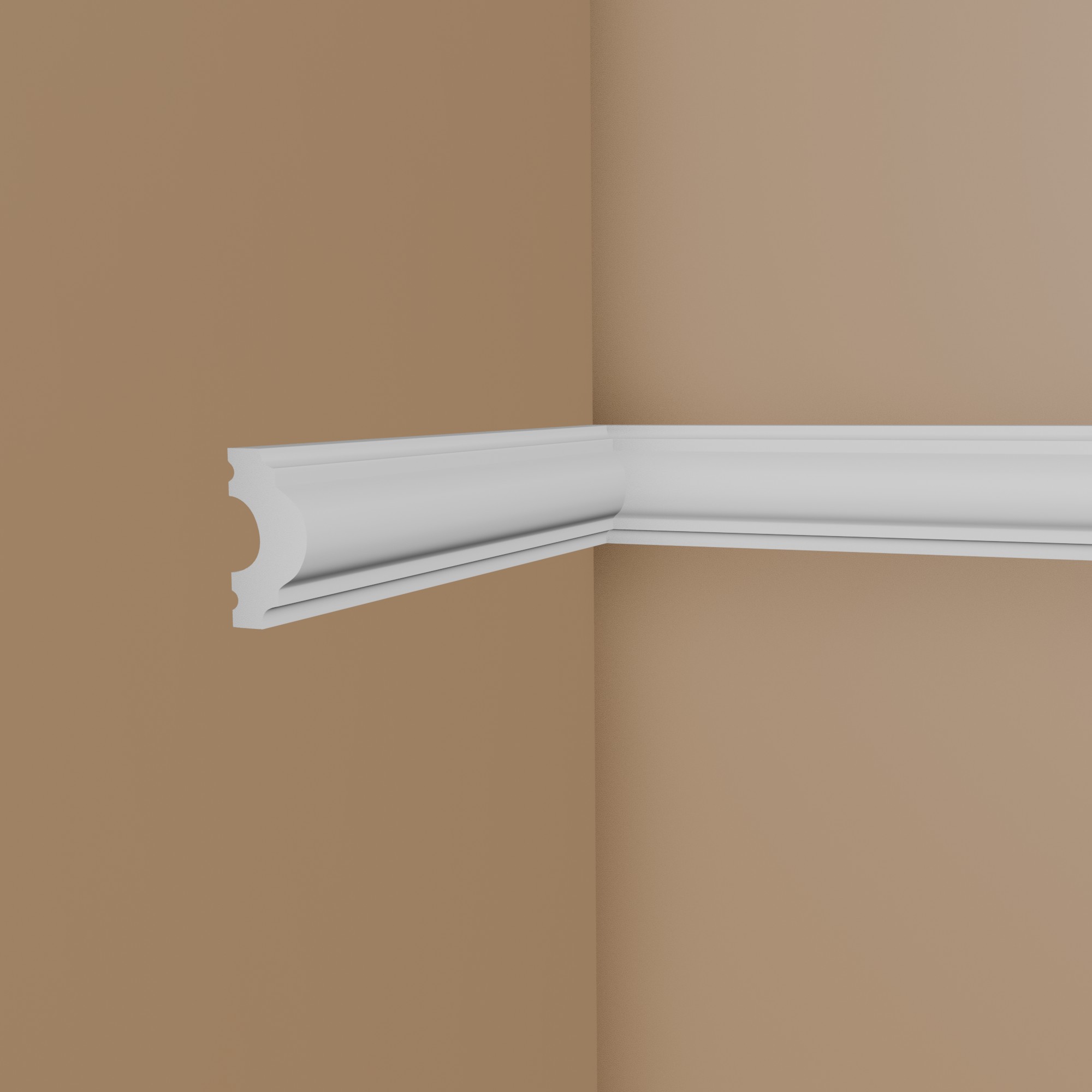 Zierleiste WL7 12,5 x 25 x 2000 mm Wandleiste Polystyrol Weiß NMC WALLSTYL Zierleiste WL7 12,5 x 25 x 2000 mm Wandleiste Polystyrol Weiß NMC WALLSTYL