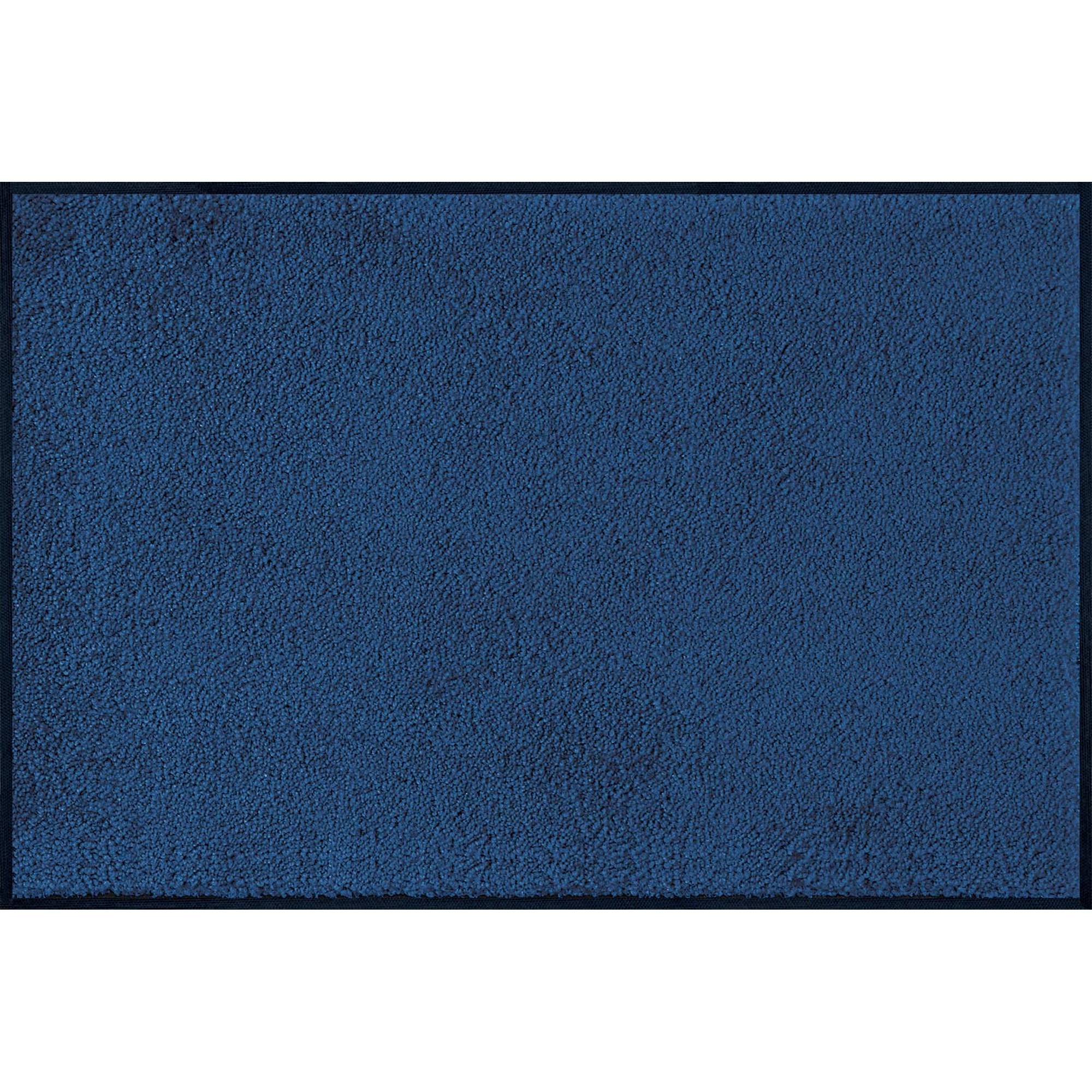 Fußmatte Ozeanblau Schmutzfangmatte waschbar verschiedene Größen Floornovo Classic Decor & Uni Color