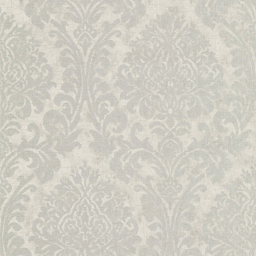 Grandeco | Nomad | A50105 | Vliestapete | Barock | 10.05 x 0.53 m | Grau