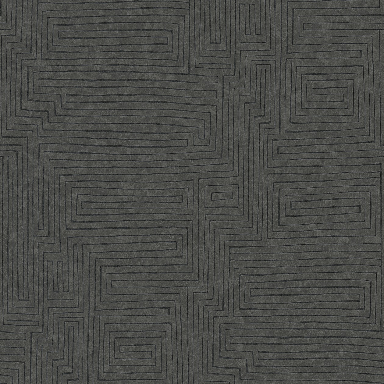 A.S. Creation | Ethnic Origin | 371713 | Vliestapete | Steinoptik | 0.53 x 10.05 m | Schwarz