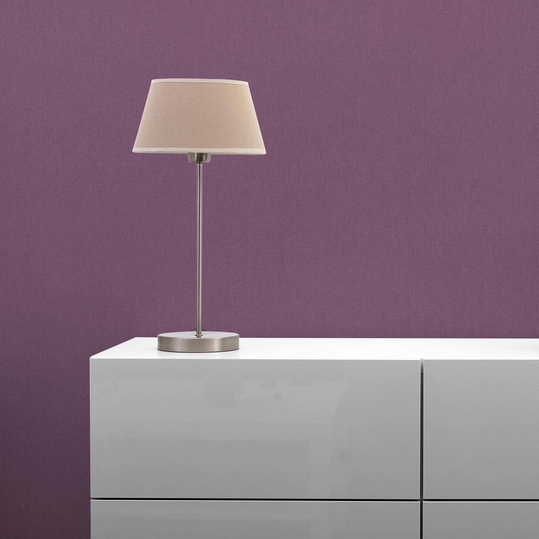 A.S. Creation | Jungle Chic | 377023 | Vliestapete | Uni | Einfarbig | 10.05 x 0.53 m | Lila