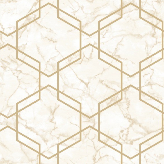 Holden | Kaleidoscope | 90602 | Vliestapete | Barock | 0.53 x 10.05 m | Gelb