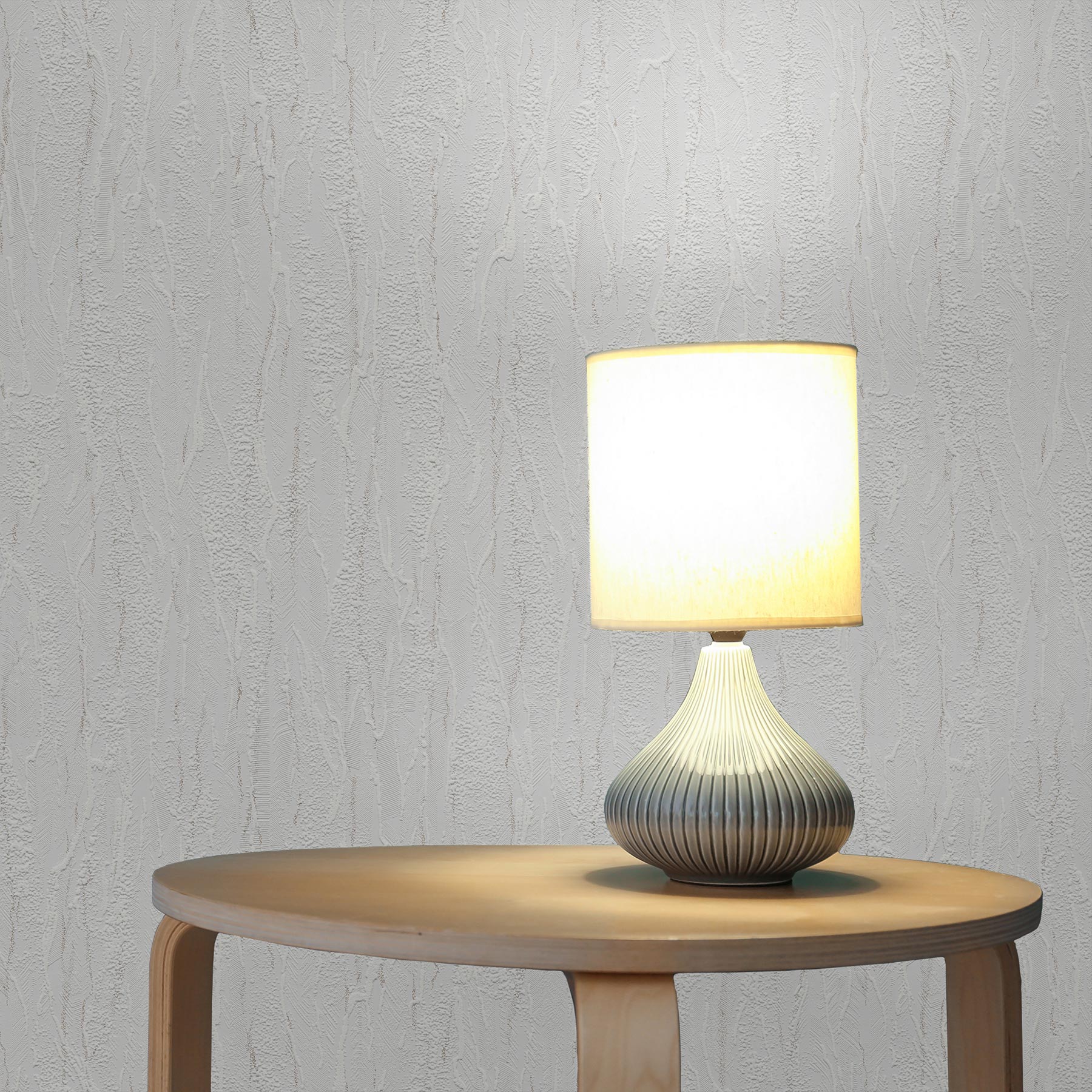 A.S. Creation | Struktura 2 | 283016 | Papiertapete | Uni | Einfarbig | 10.05 x 0.53 m | Weiß