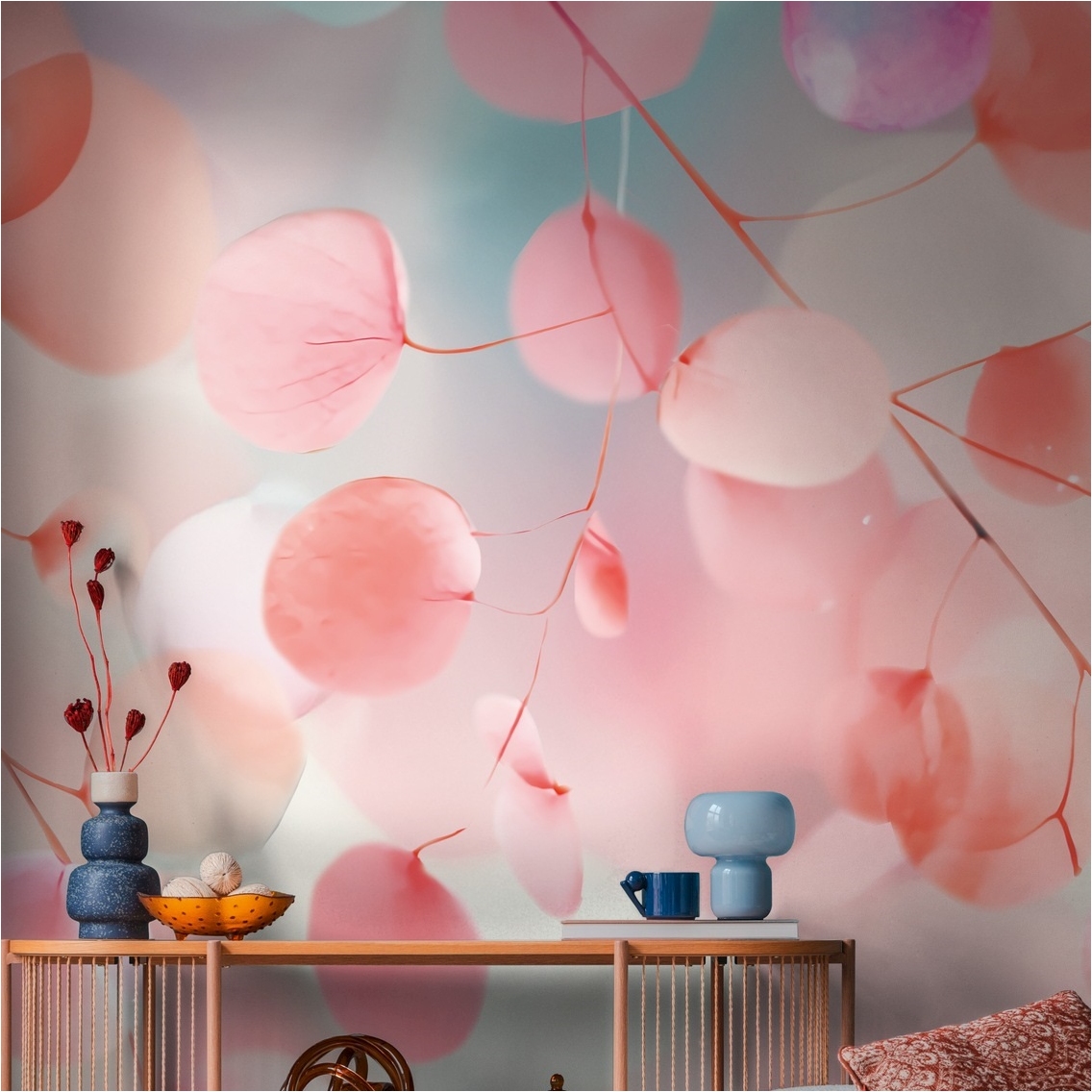 Fototapete 791551 Bunt Aquarell Floral CosmoLiving by Cosmopolitan A.S. Creation