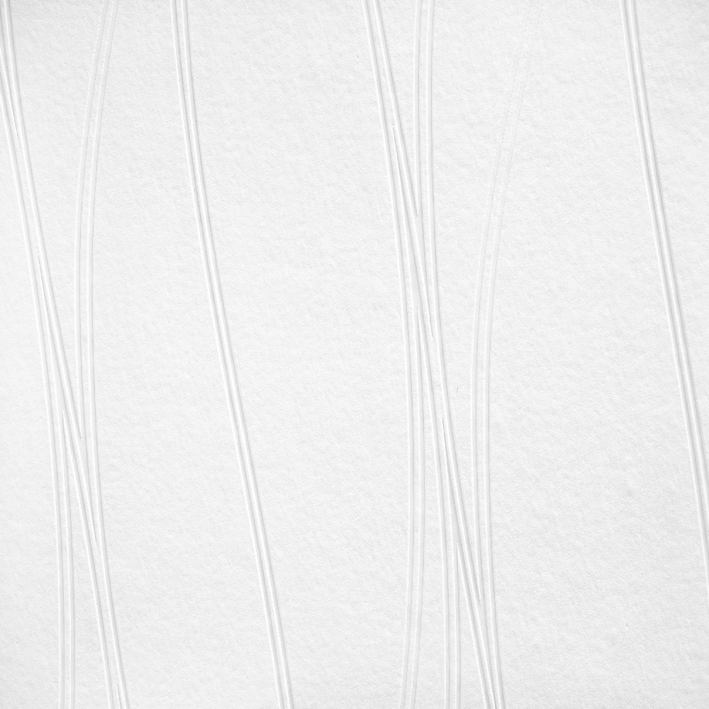 A.S. Creation | Meistervlies | 244918 | Vliestapete Überstreichbar | Wellen | 0.53 x 10.05 m | Weiß