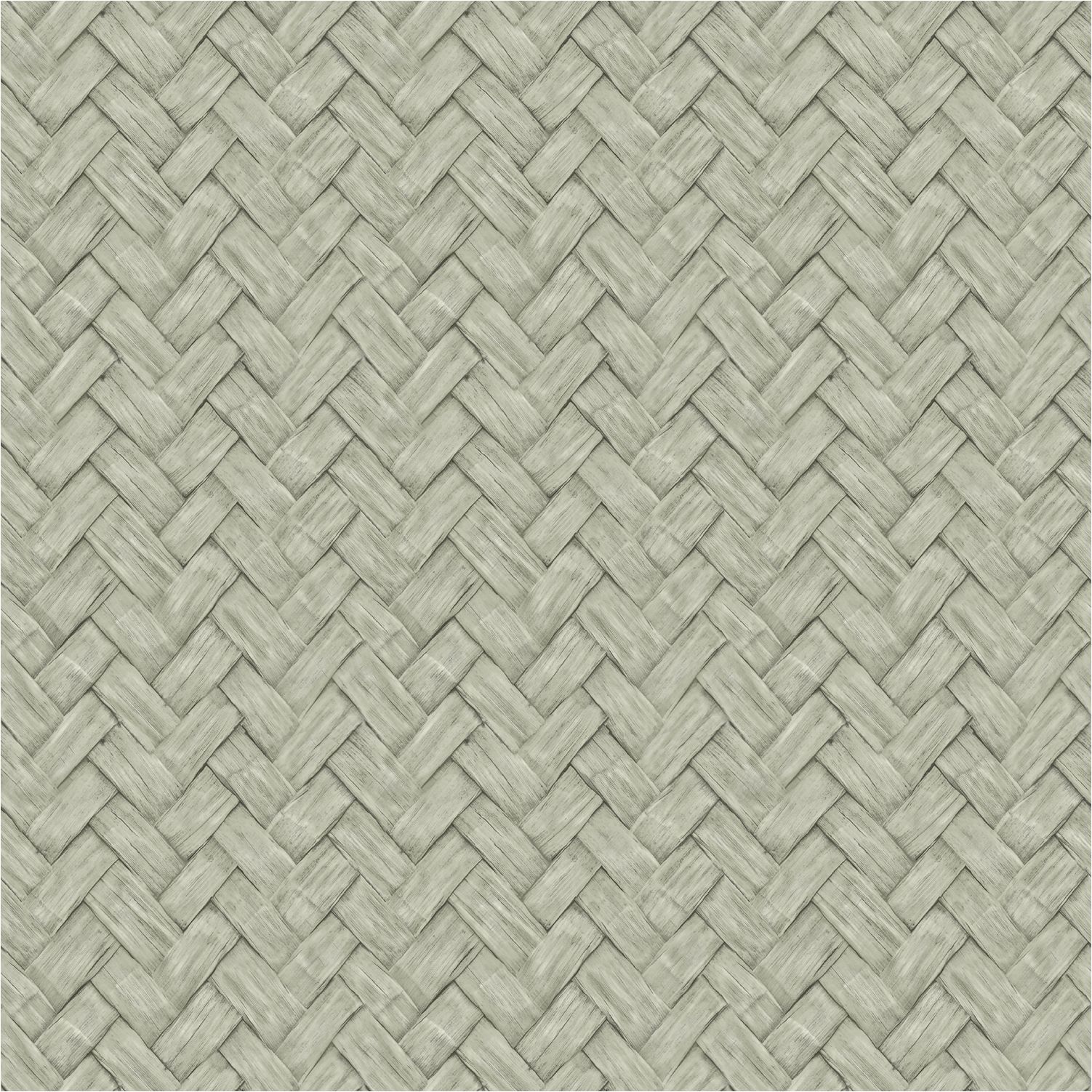 Vliestapete M69004 Nomade Grün Flechtkorb Vlies 0.53 x 10.05 m Ugépa