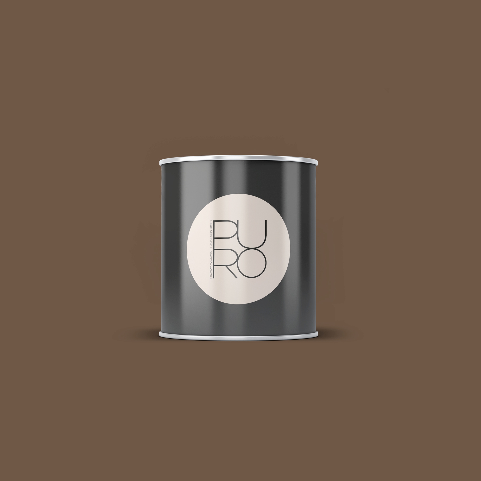 Wandfarbe Braun | PURO Relaxed Brown | Innendispersion Hohe Farbintensität