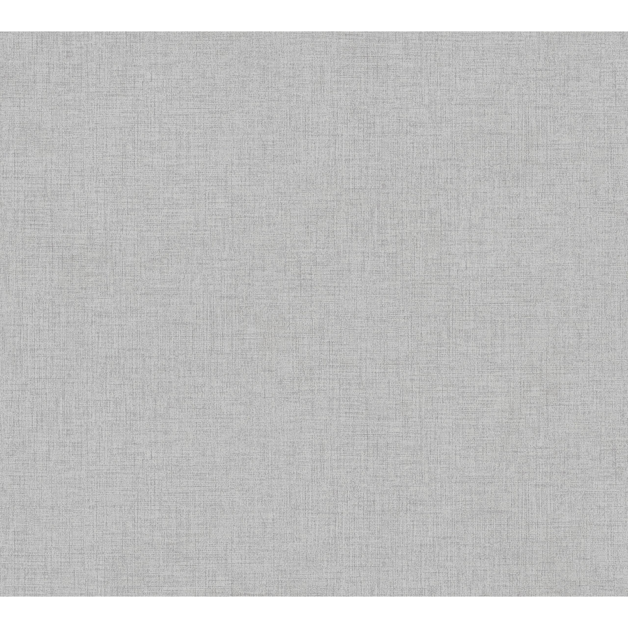 A.S. Creation | New Walls | 374304 | Vliestapete | Einfarbig | Uni | 0.53 x 10.05 m | Grau