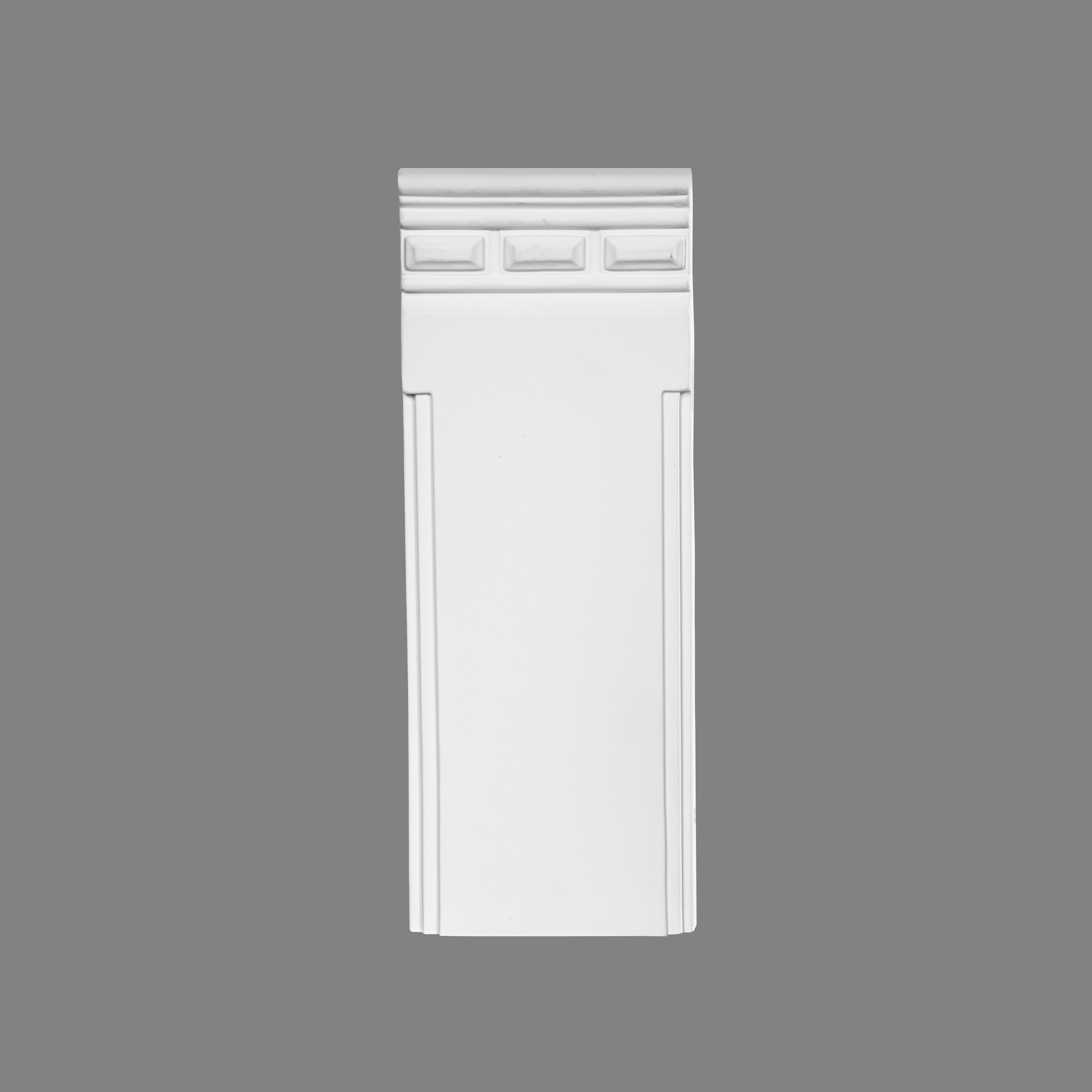 Mardom Pilaster Sockel D3012 Profoam 114 x 33 x 300 mm Weiß kombinierbar mit Pilaster D1541