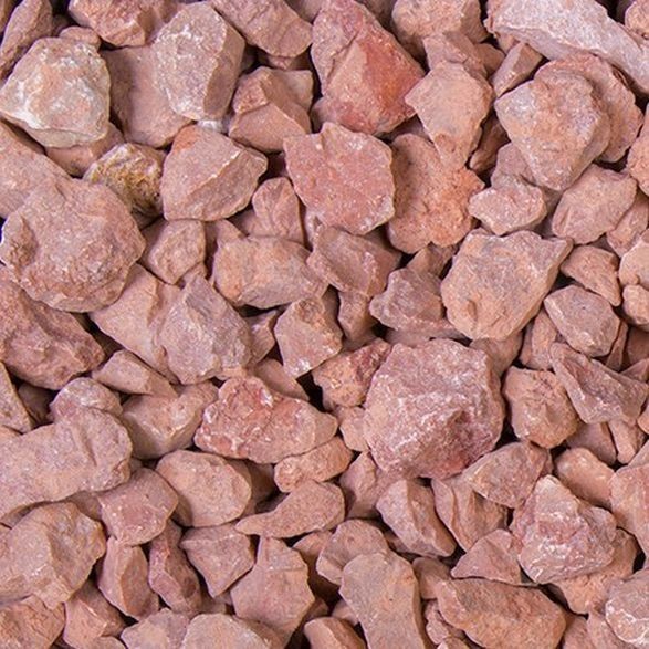 Rosso Verona Splitt 8 - 12 mm Edelsplitt Marmor Naturstein Orange Garten Steine GSH