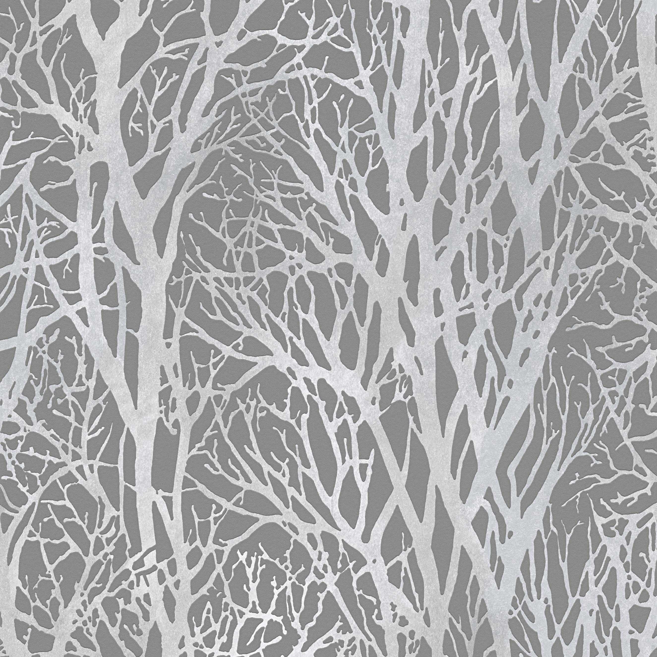 Vliestapete 300943 Blumen Floral Silber New Life A.S. Creation