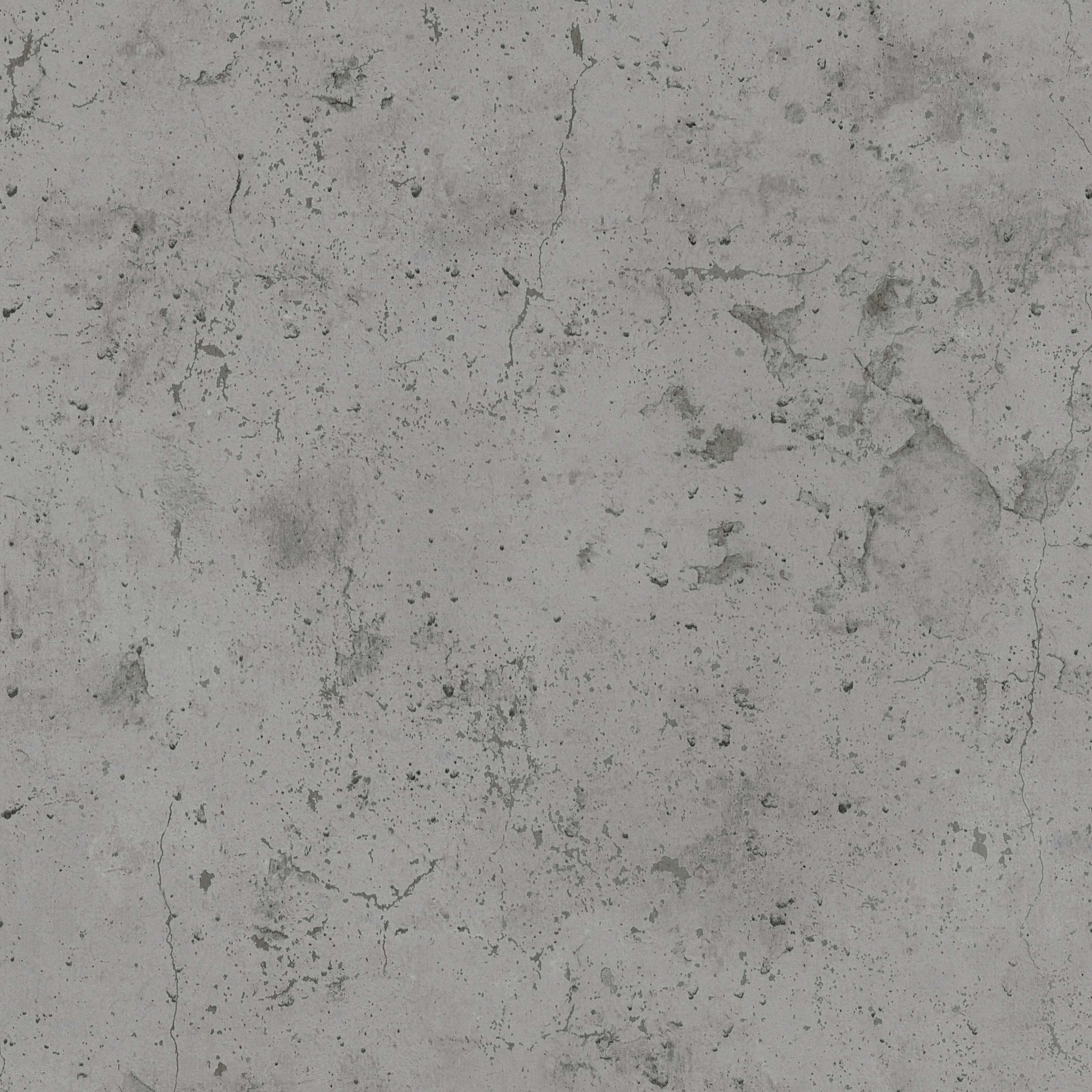 A.S. Creation | Elements | 374291 | Vliestapete | Einfarbig | Uni | 0.53 x 10.05 m | Grau