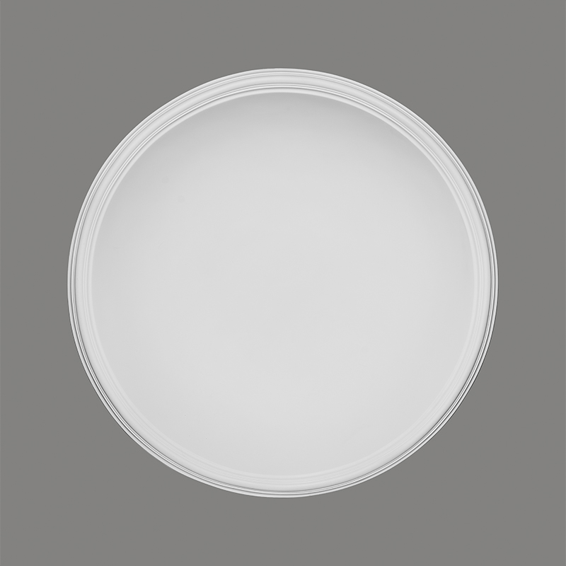 Mardom Rosette / Deckenkuppel B2003 Epoxidharz 1130 x 215 x 1130 mm Weiß Stuck Verzierung Dekor