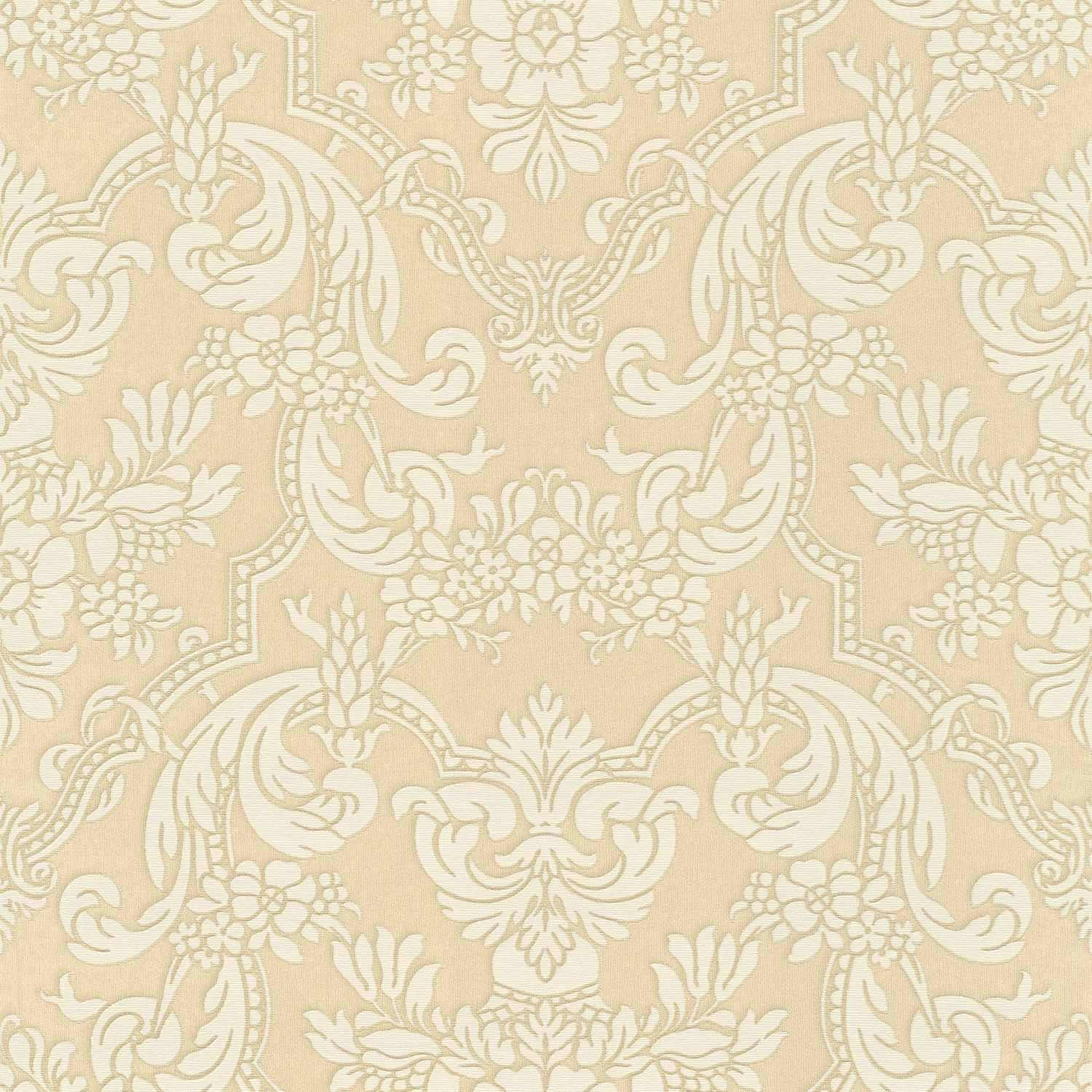 Rasch | Trianon XIII | 570618 | Vliestapete | Barock | 0.53 x 10.05 m | Beige | Creme