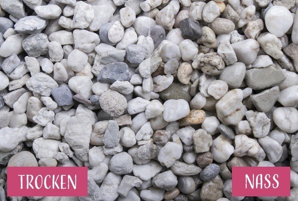 Weißkies 6 - 8 mm Zierkies Quarz Gartengestaltung Kies Bunt Garten Deko GSH