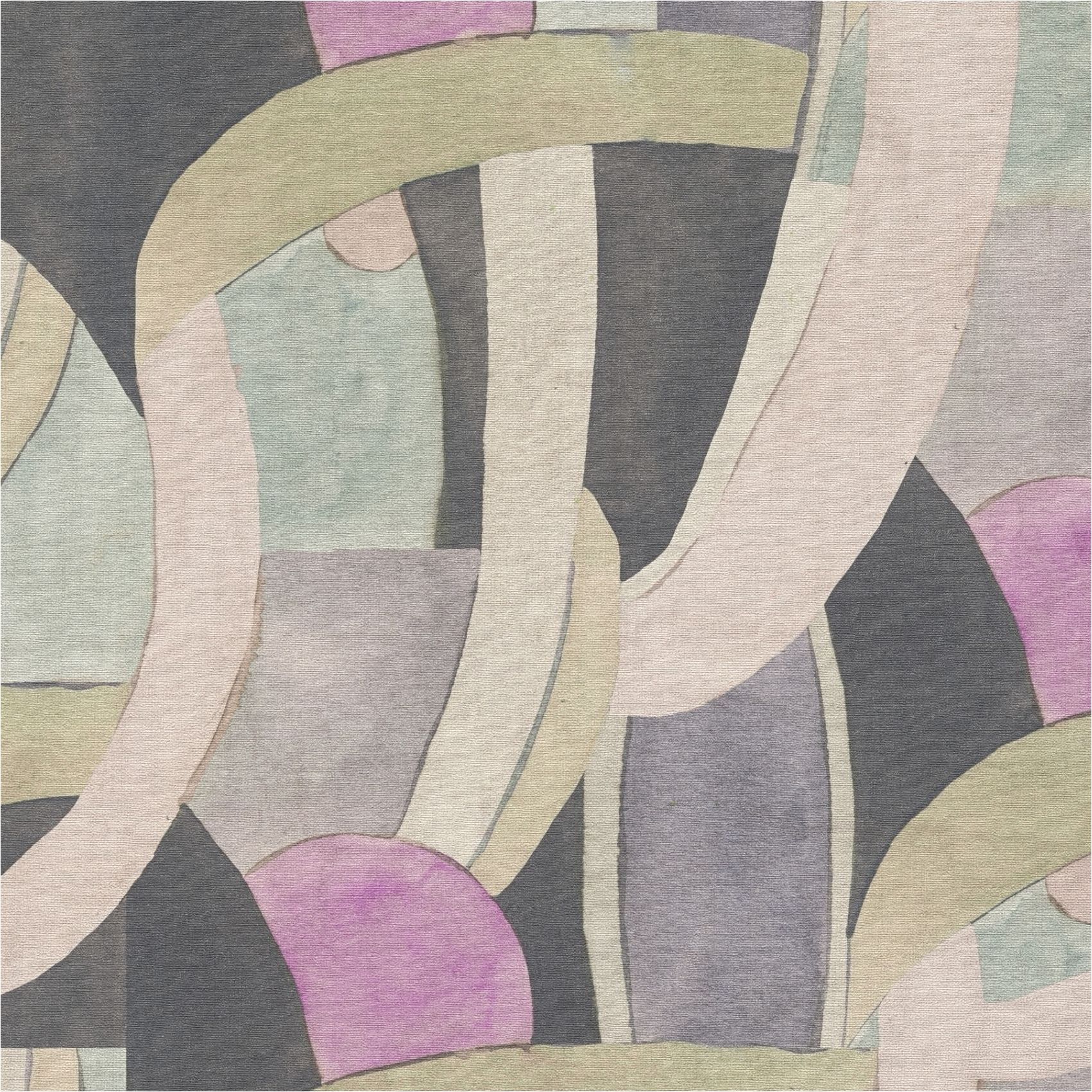 Vliestapete 782142 Mustertapete Beige Blau Muster Motive Grafik Anna D Andrea A.S. Création