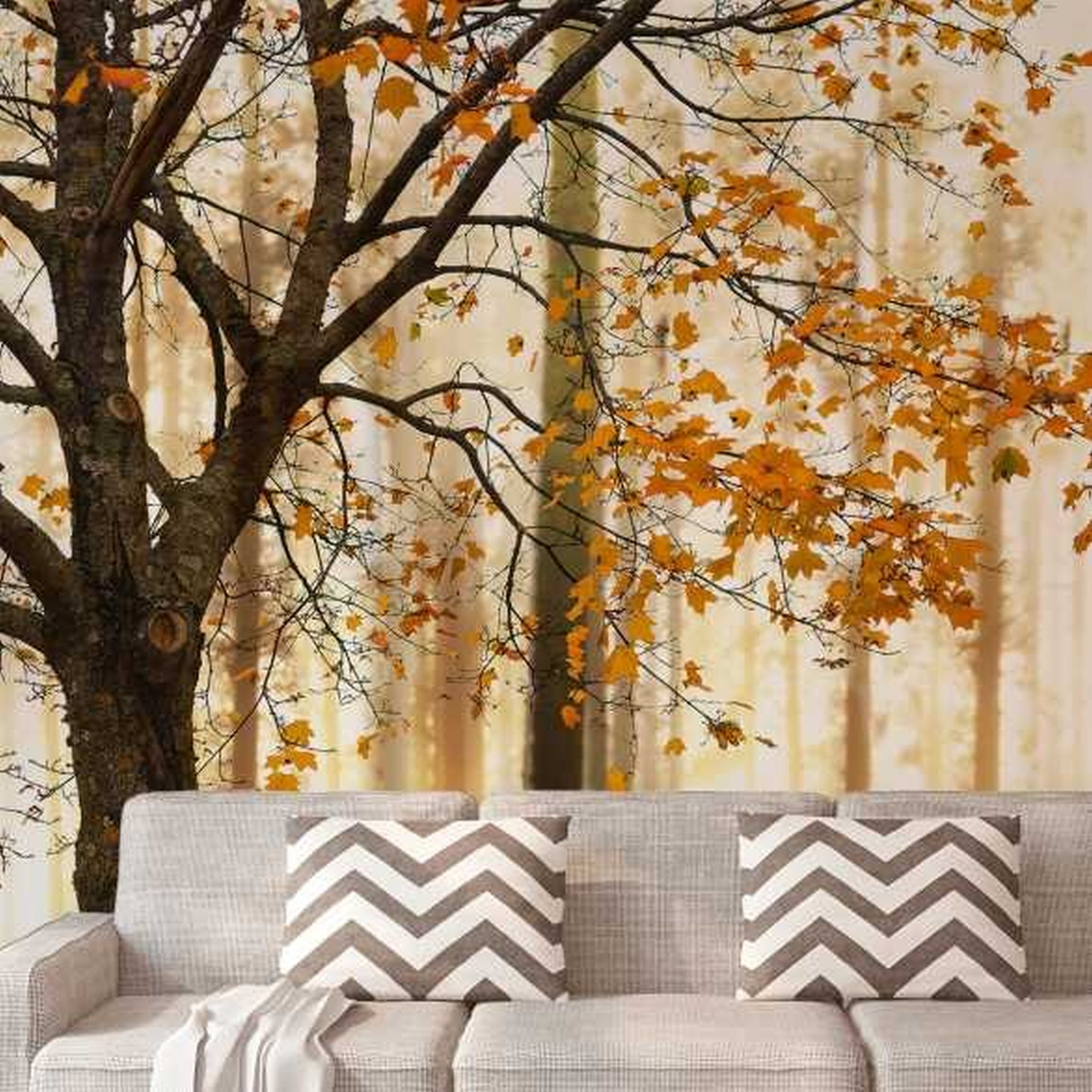 A.S. Creation | XXL 5 | DD115261 | Fototapete | Vlies | Versch. Größen | Wald & Pflanzen | Gelb