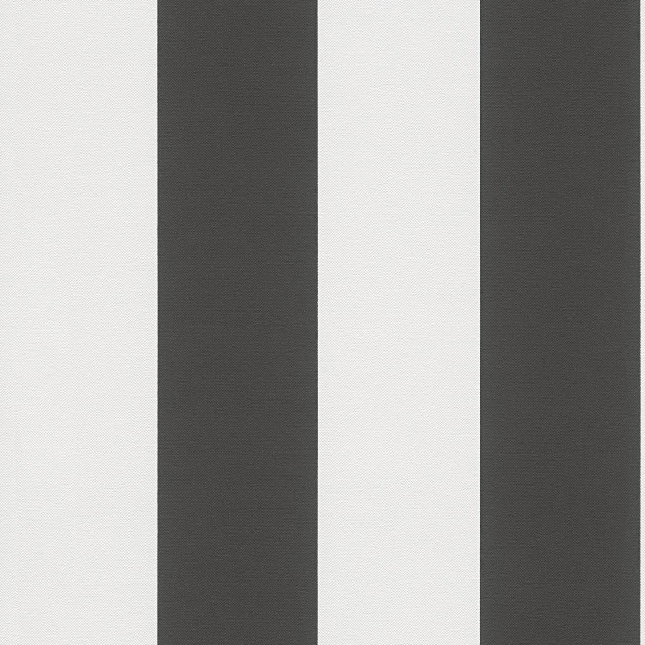 A.S. Creation | Elegance 3 | 334213 | Vliestapete | Streifenoptik | 0.53 x 10.05 m | Schwarz